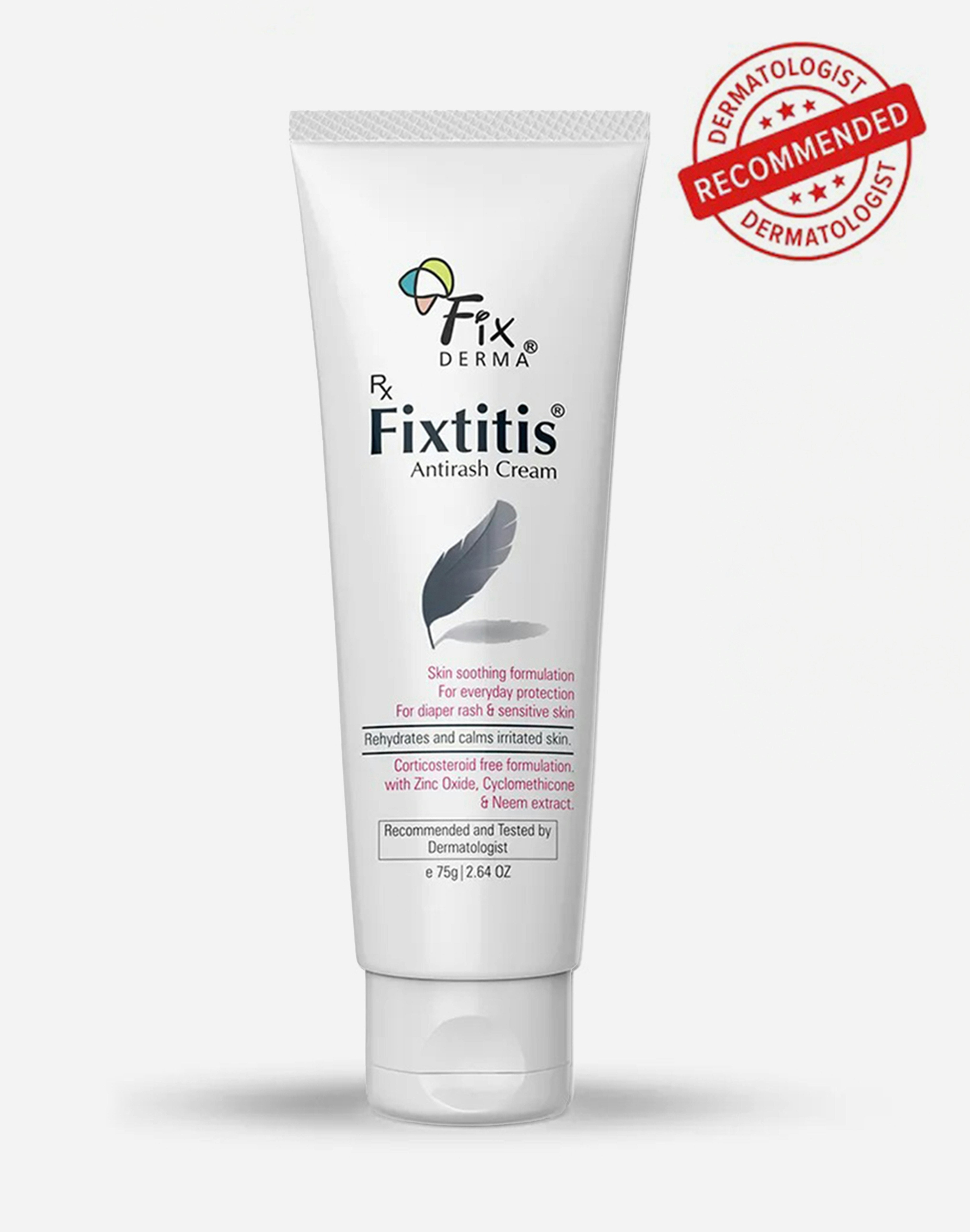 15% Zinc Oxide Fixtitis Anti Rash Cream