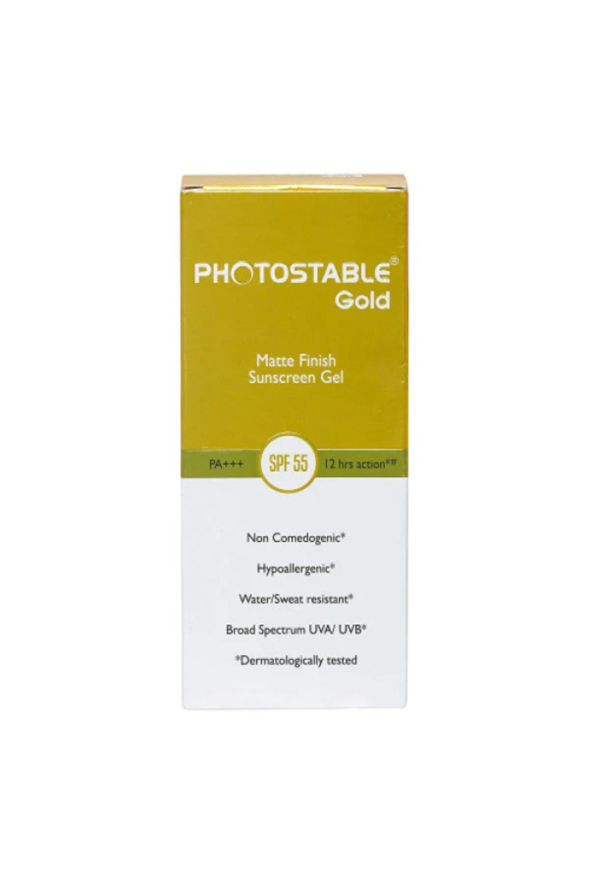 Gold Sunscreen SPF 55 Gel