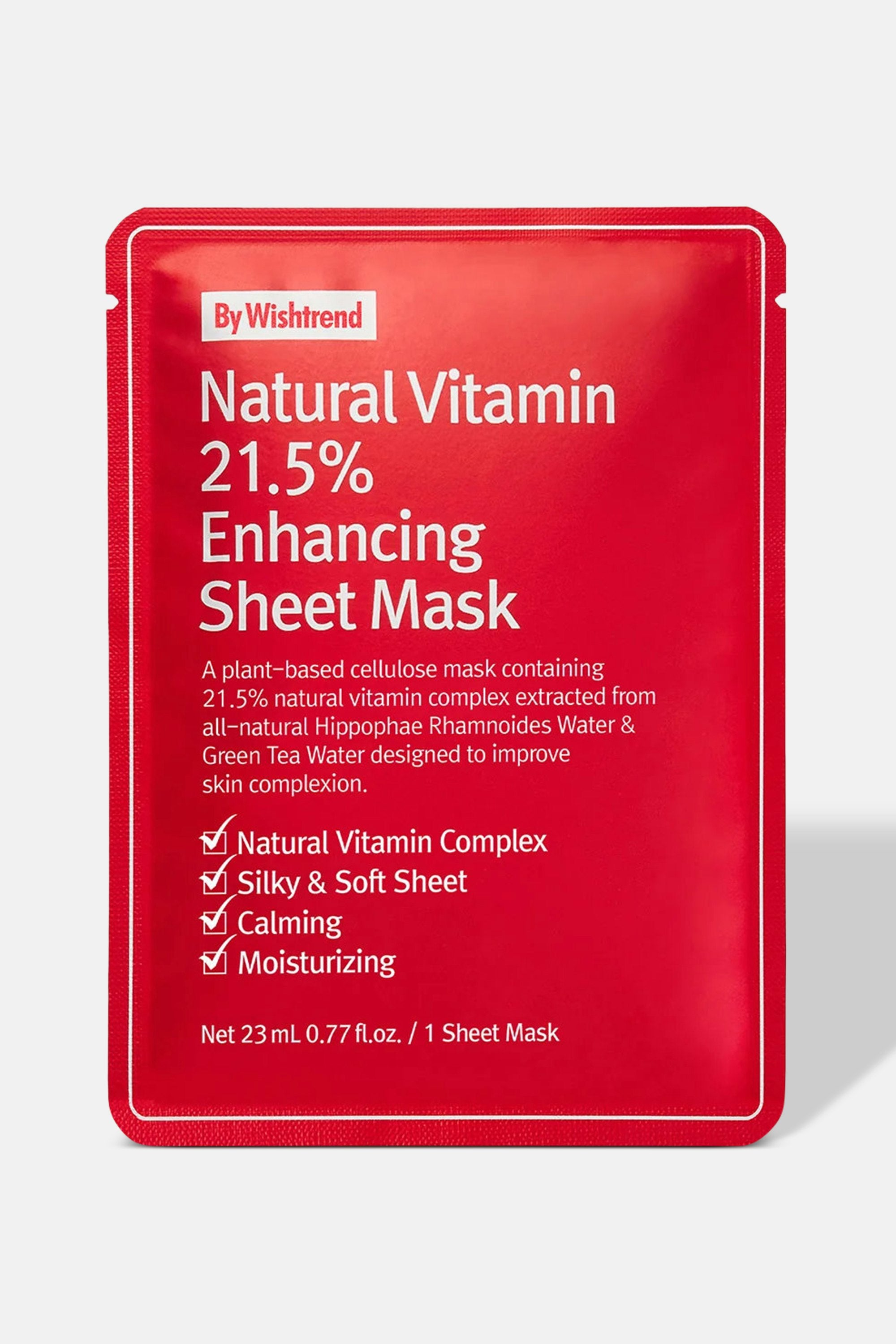 Natural Vitamin 21.5 Enhancing Sheet Mask