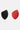 Mini Sponge Set Olive Cut, Black / Red