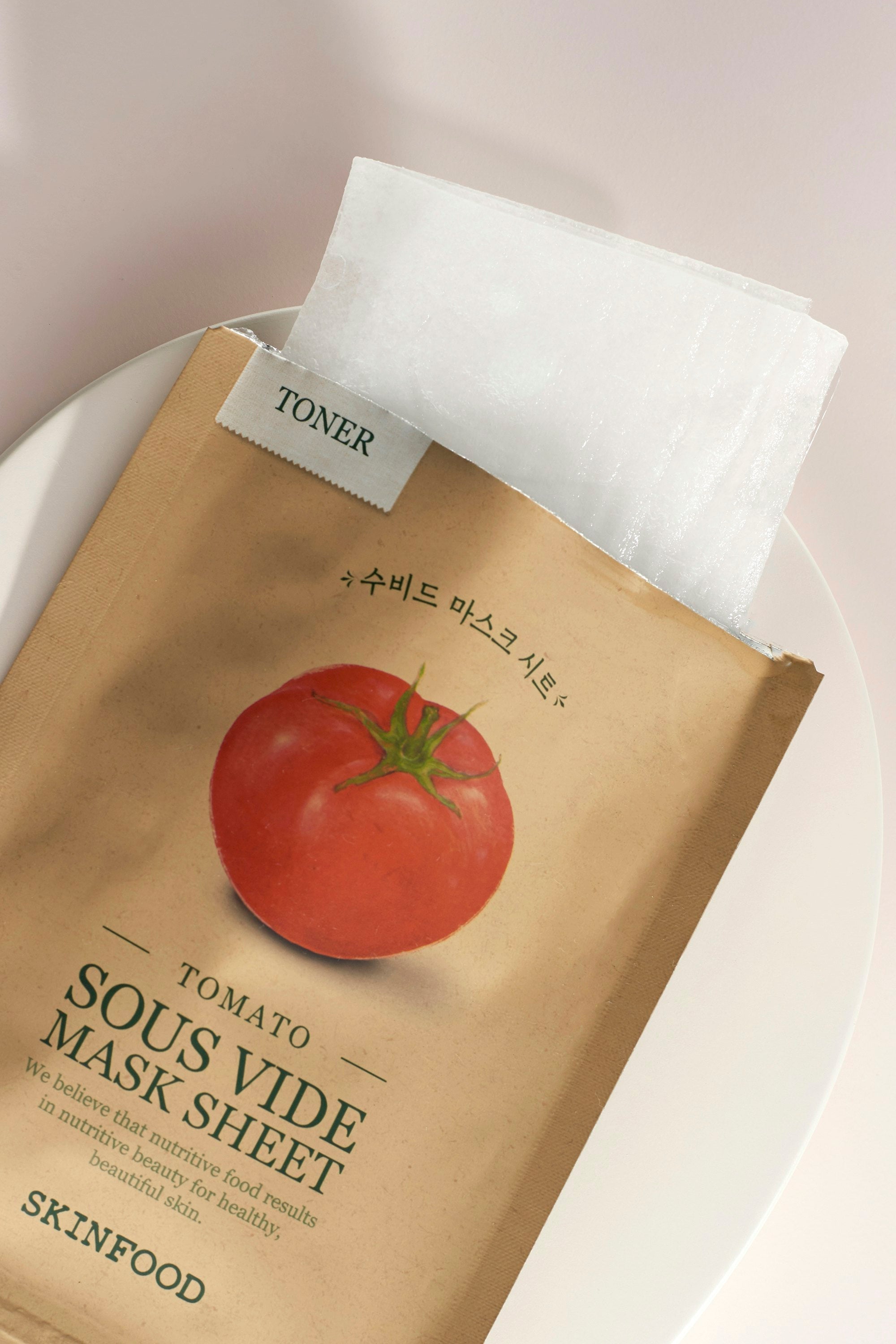 Tomato Sous Vide Mask Sheet