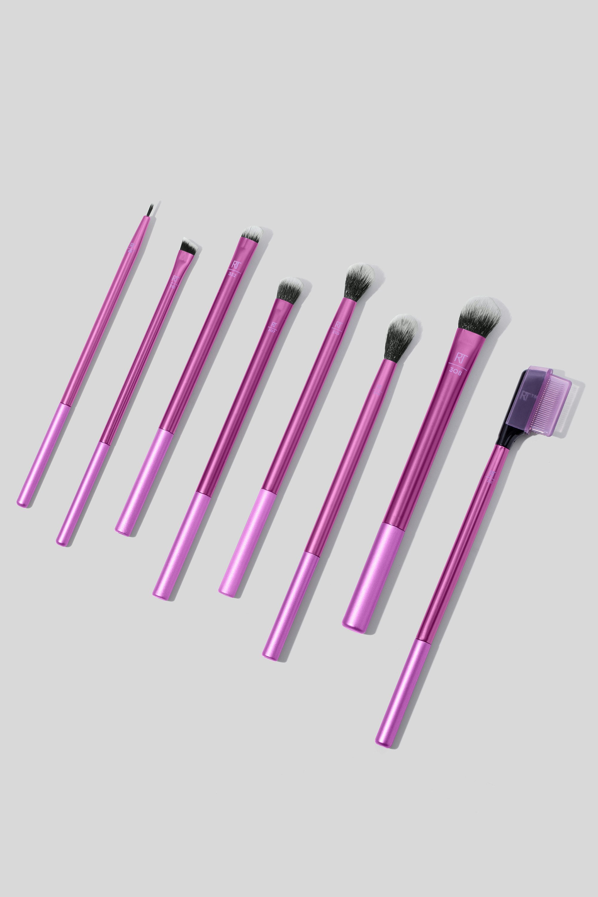 Everyday Eye Essentials Makeup Brush Set, 8 Pieces