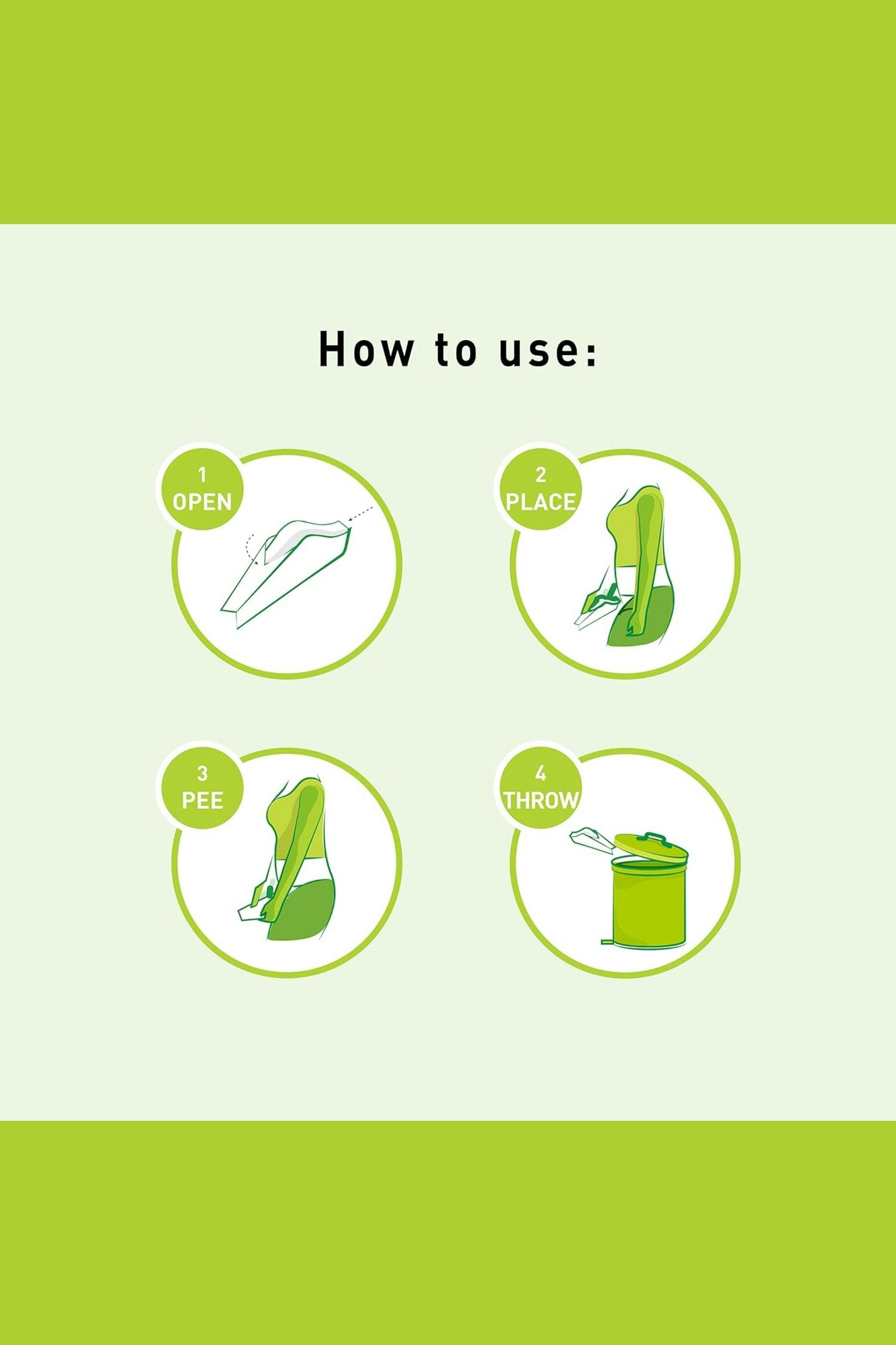 10 Funnels Disposable Female Urination Device for Women