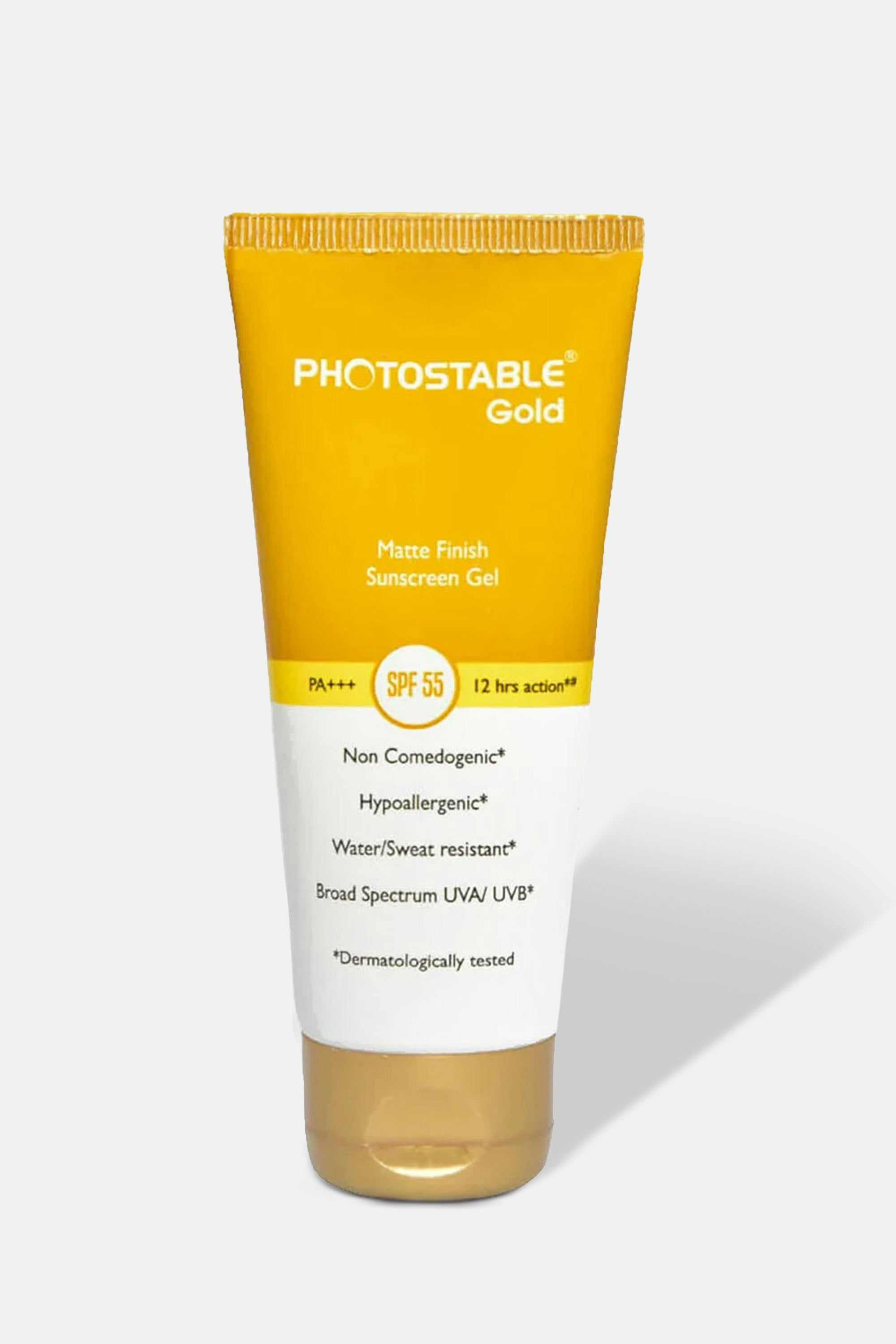 Gold Sunscreen SPF 55 Gel