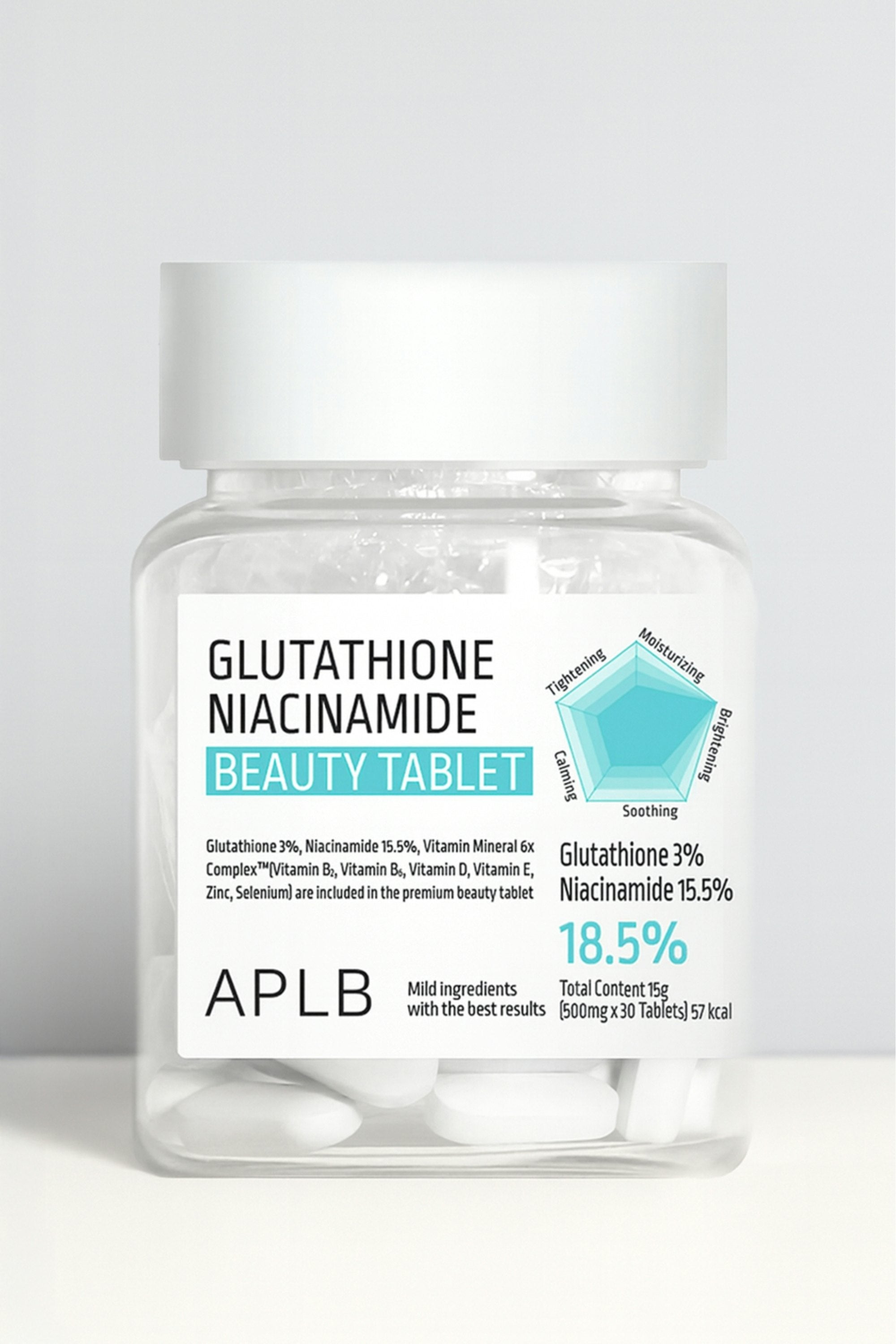 Glutathione Niacinamide Beauty - 30 Tablets