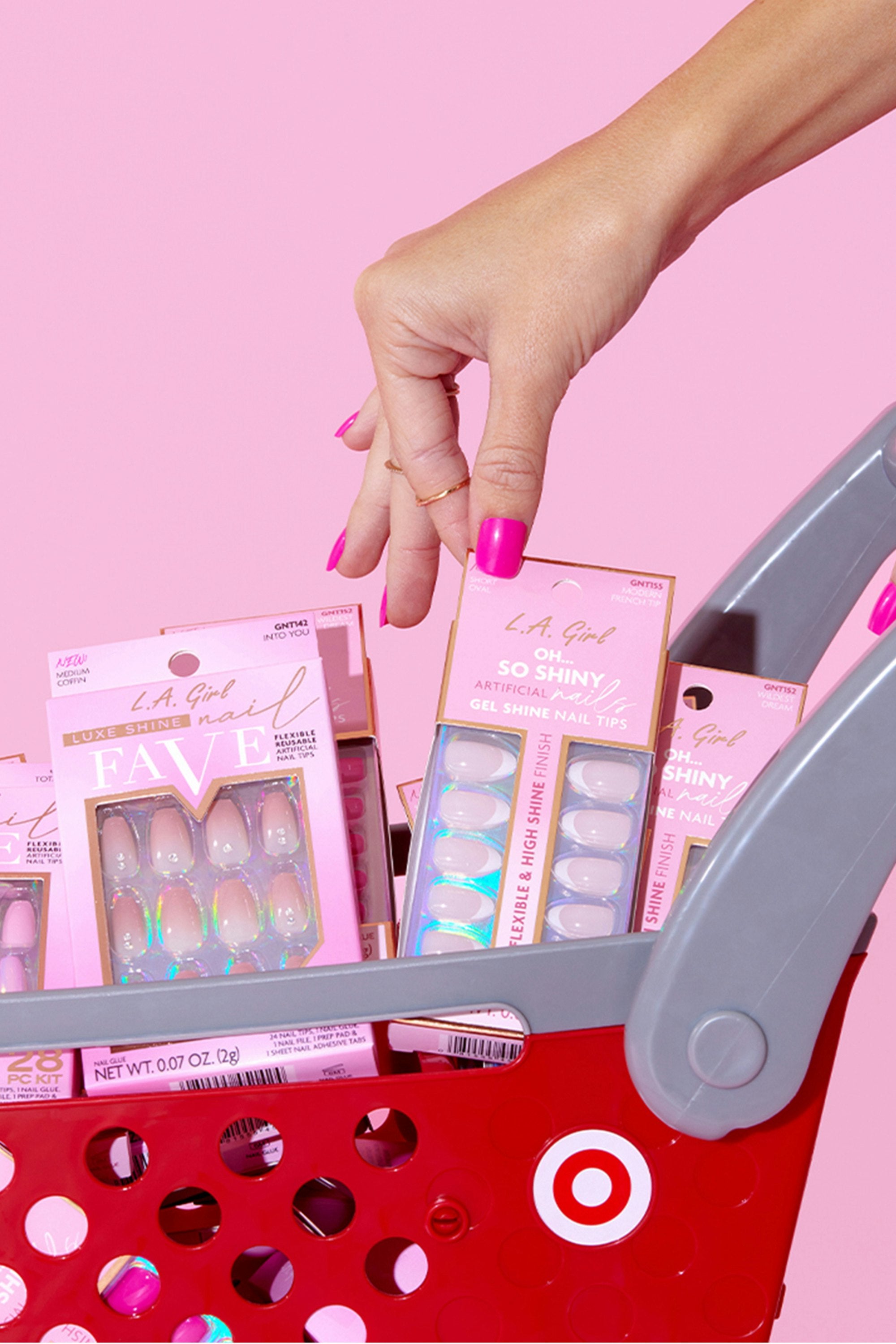 Luxe Shine Nail Fave Artificial Nail Tips,  Total Vibe Correct