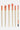 Elements Fiery Eyes Eye Makeup Brush Kit, 6 Pieces