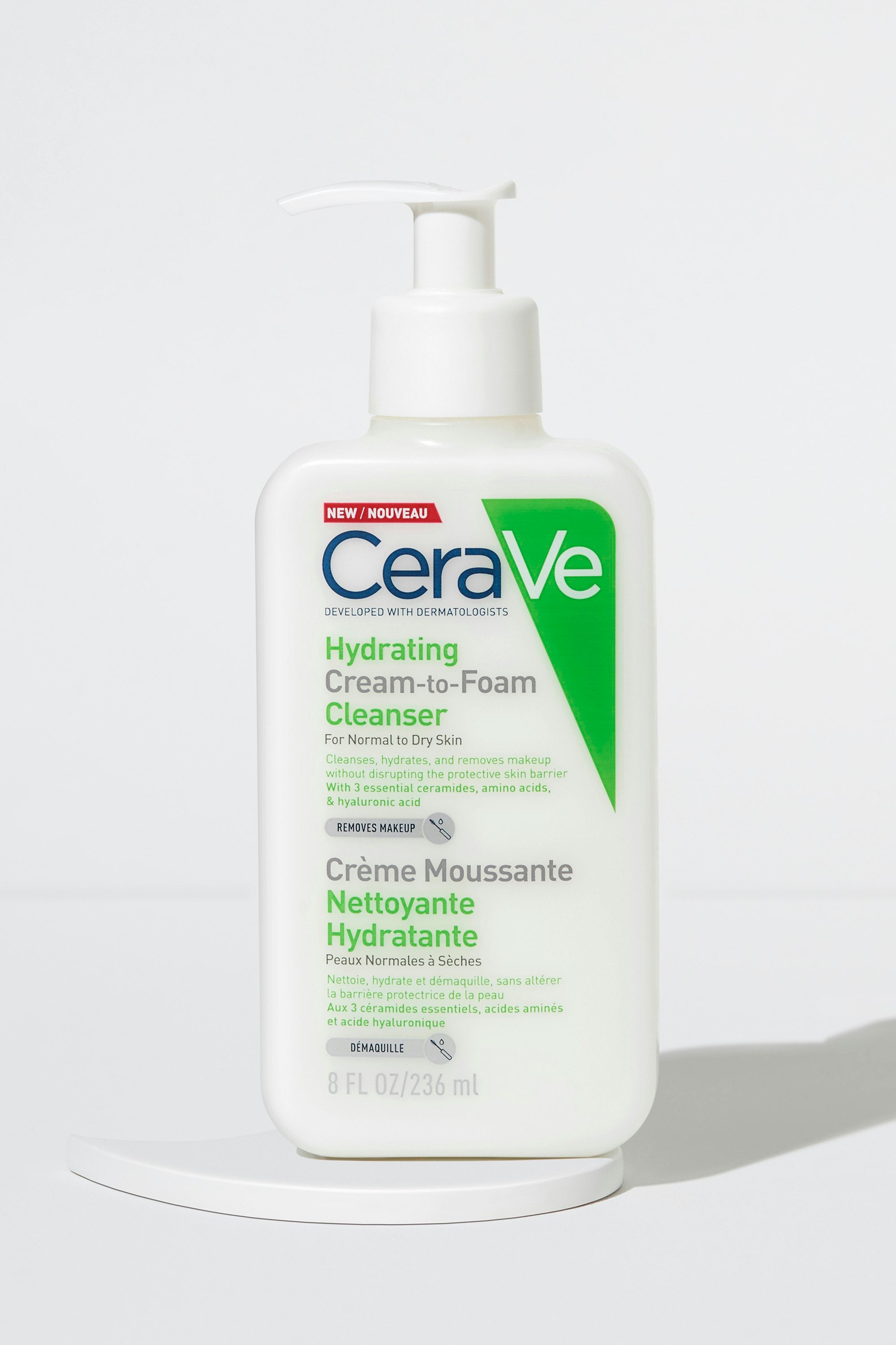 Hydrating Cream to Foam Cleanser