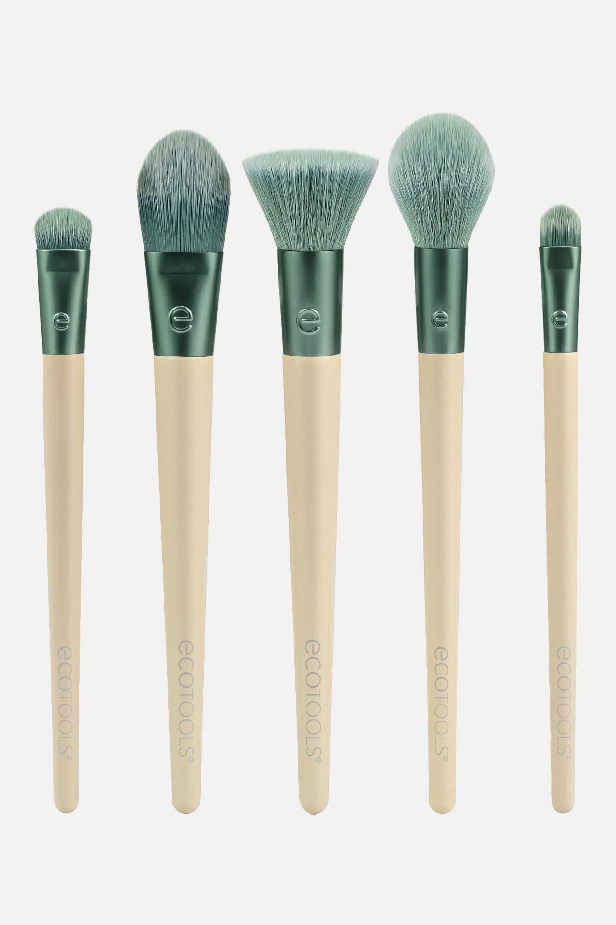 Elements Super-Natural Face Makeup Brush Kit, 5 Pieces