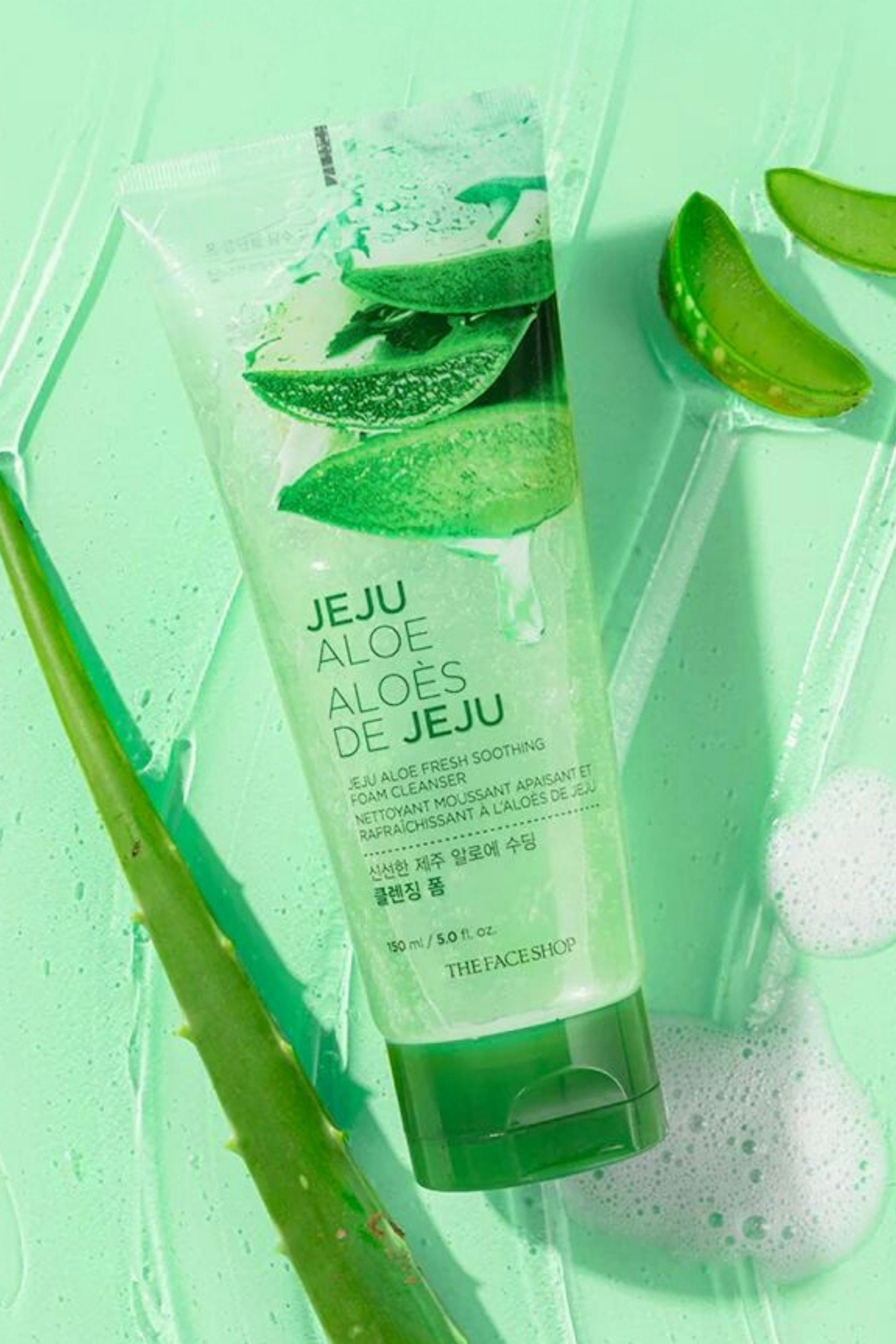 Jeju Aloe Fresh Soothing Foam Cleanser