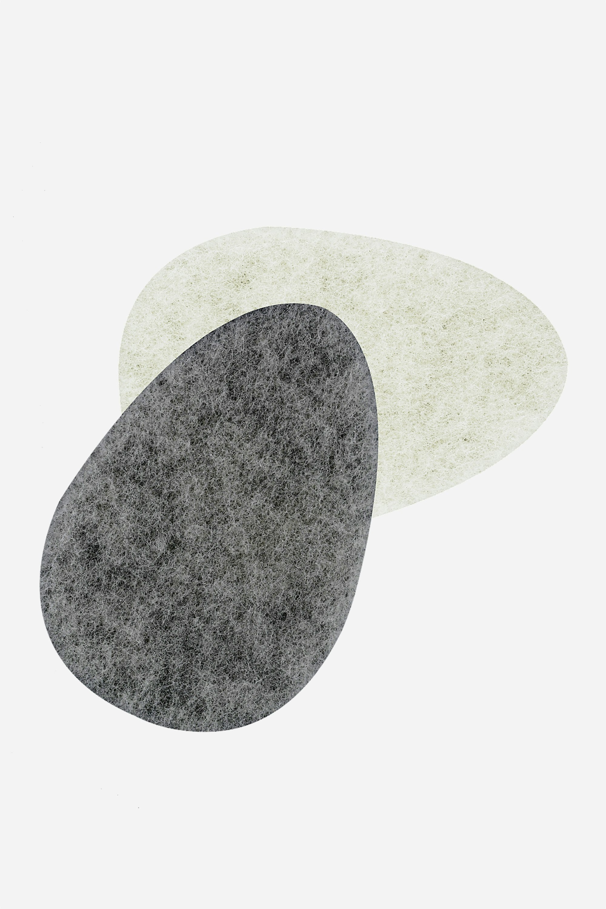 Facial Sponges - Charcoal & Rose