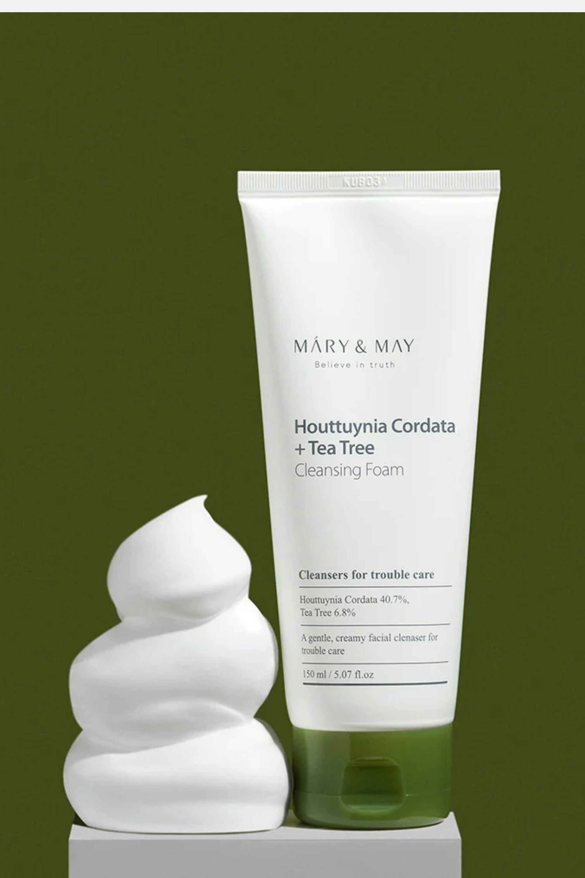 Houttuynia Cordata + Tea Tree Cleansing Foam