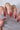Press On Nail, Red Ombre-Medium Almond