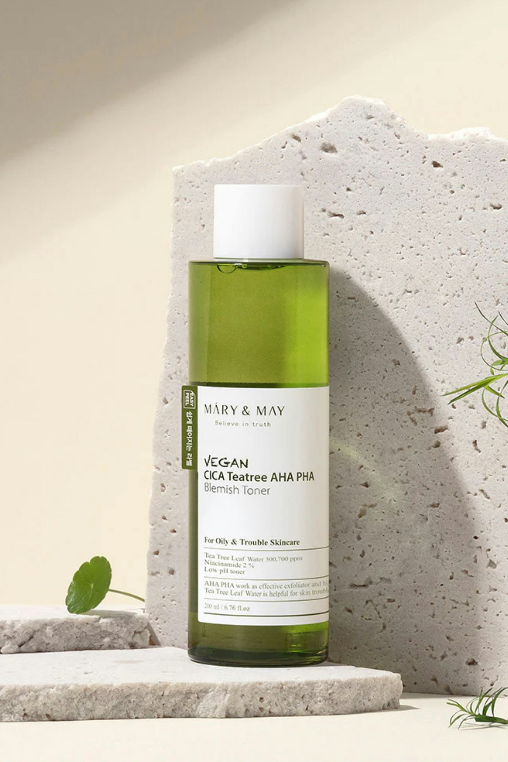 Vegan CICA Tea Tree AHA PHA Blemish Toner