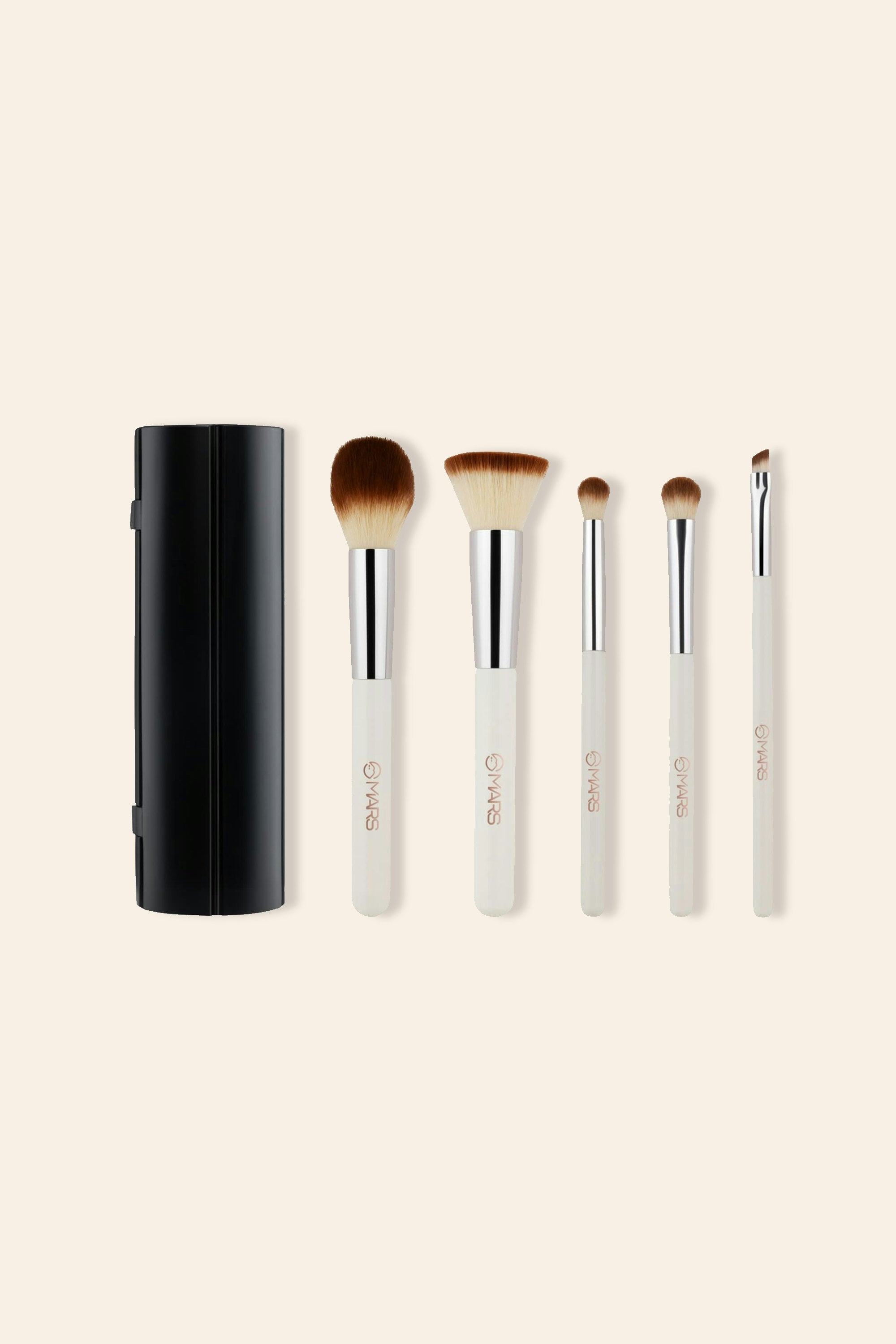 Penta Perfect Set Of 5 Makeup Brush Set With Holder
