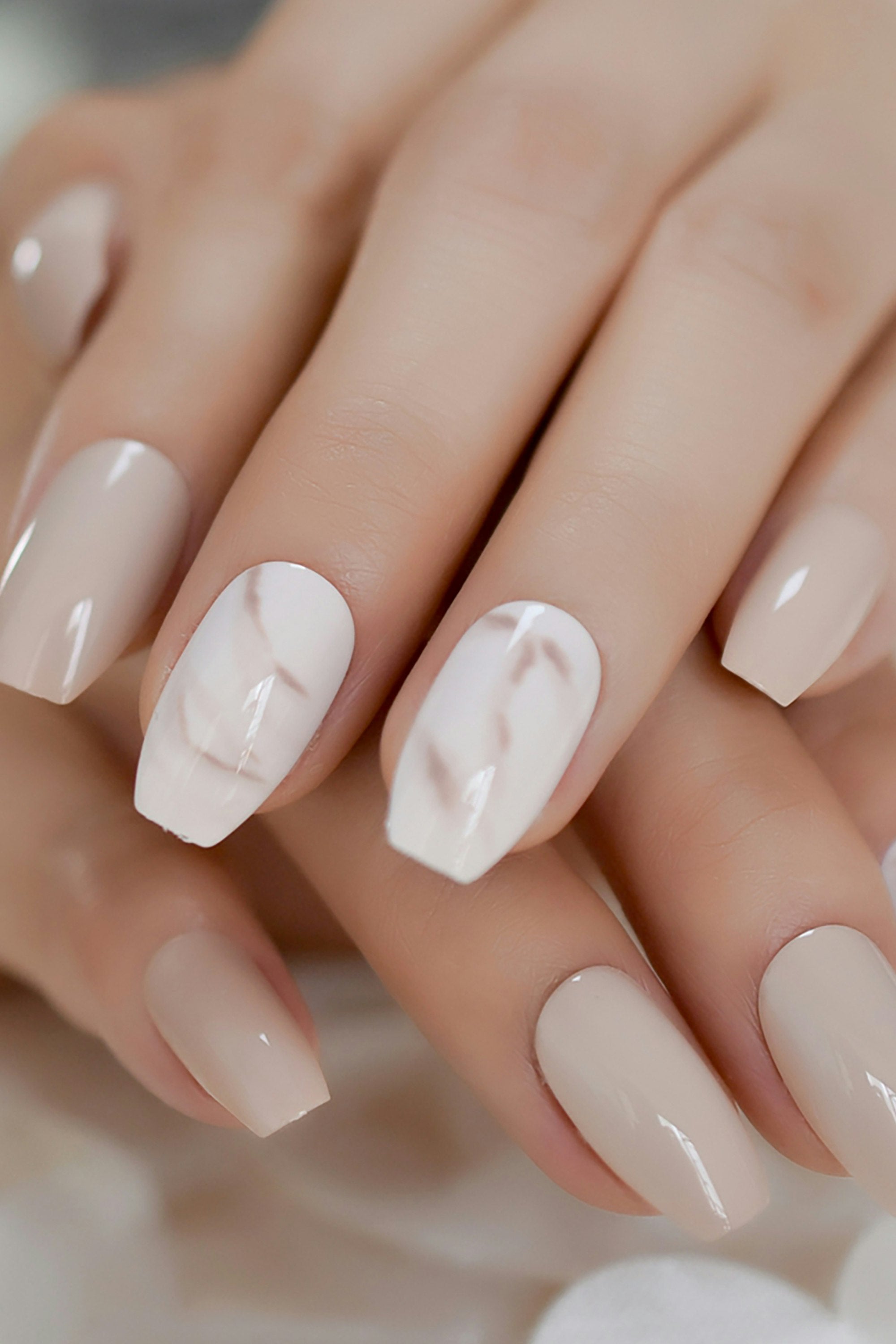 Press On Nail, Beige Dream