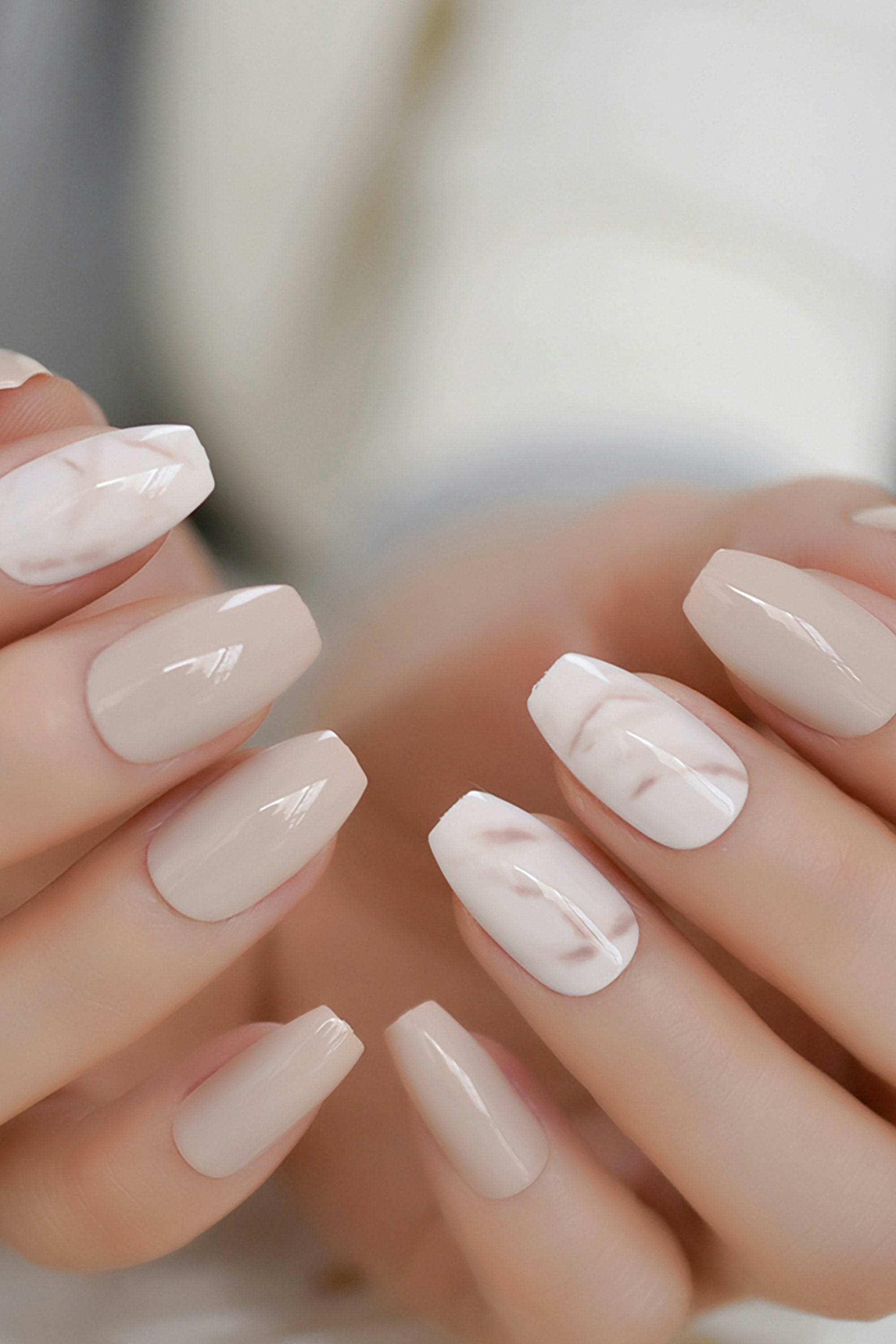 Press On Nail, Beige Dream