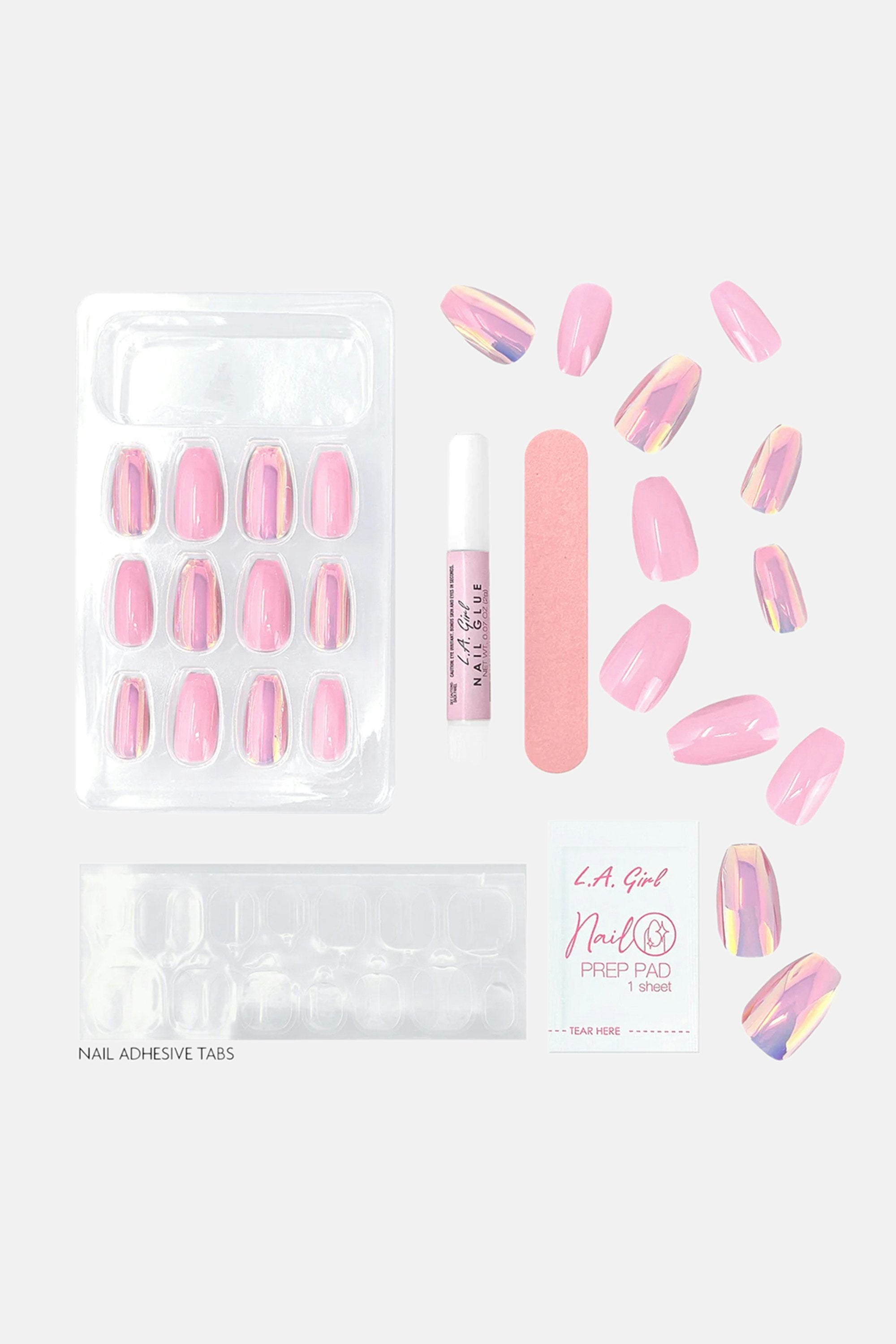 Luxe Shine Nail Fave Artificial Nail Tips,  Total Vibe Correct