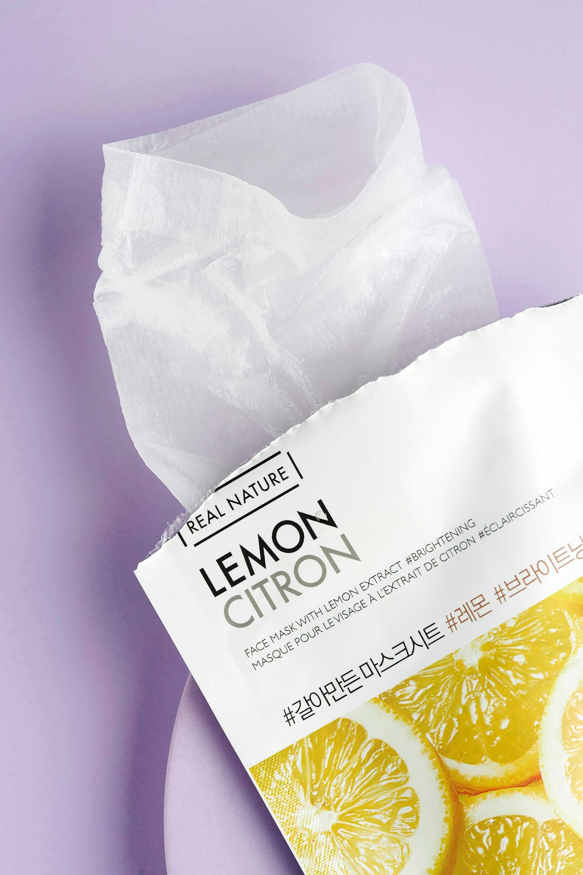 Real Nature Lemon Face Mask