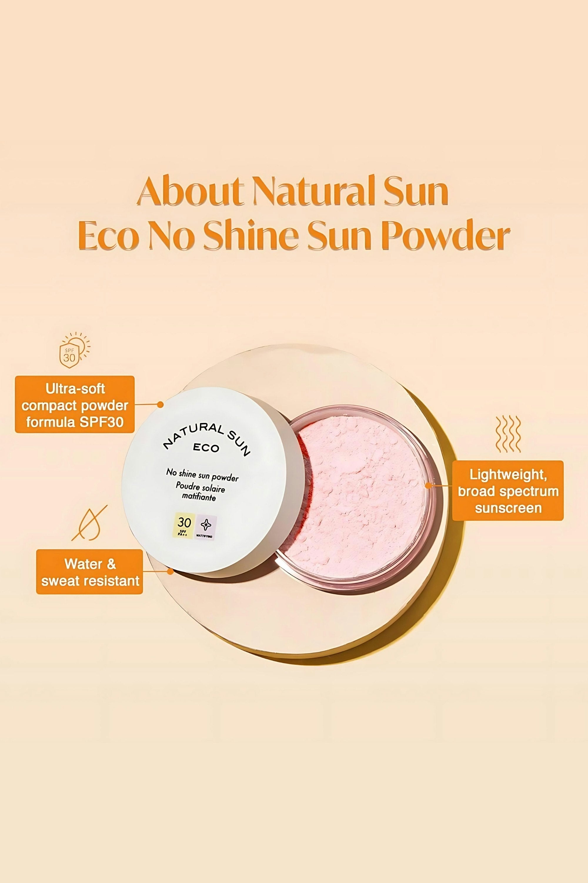 NaturalSun Eco No Shine Sun Powder