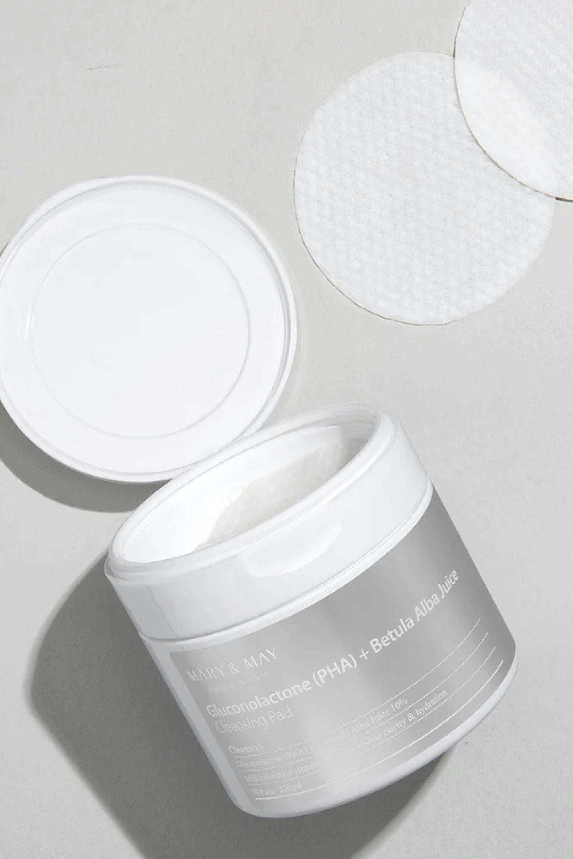 Gluconolactone (PHA)+Betula Alba Juice Cleansing Pad