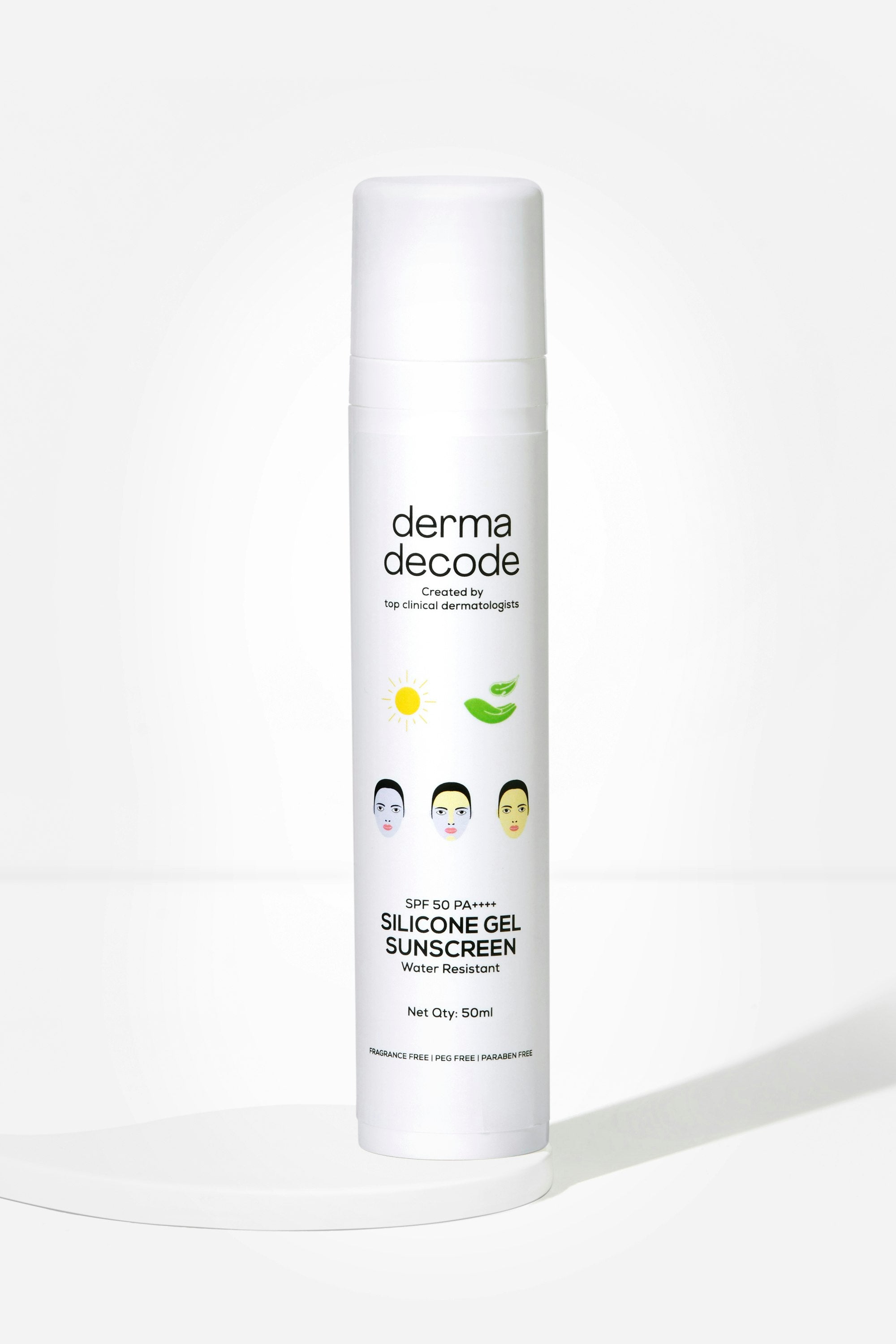 Silicone Gel Sunscreen Water resistant SPF 50 PA++++