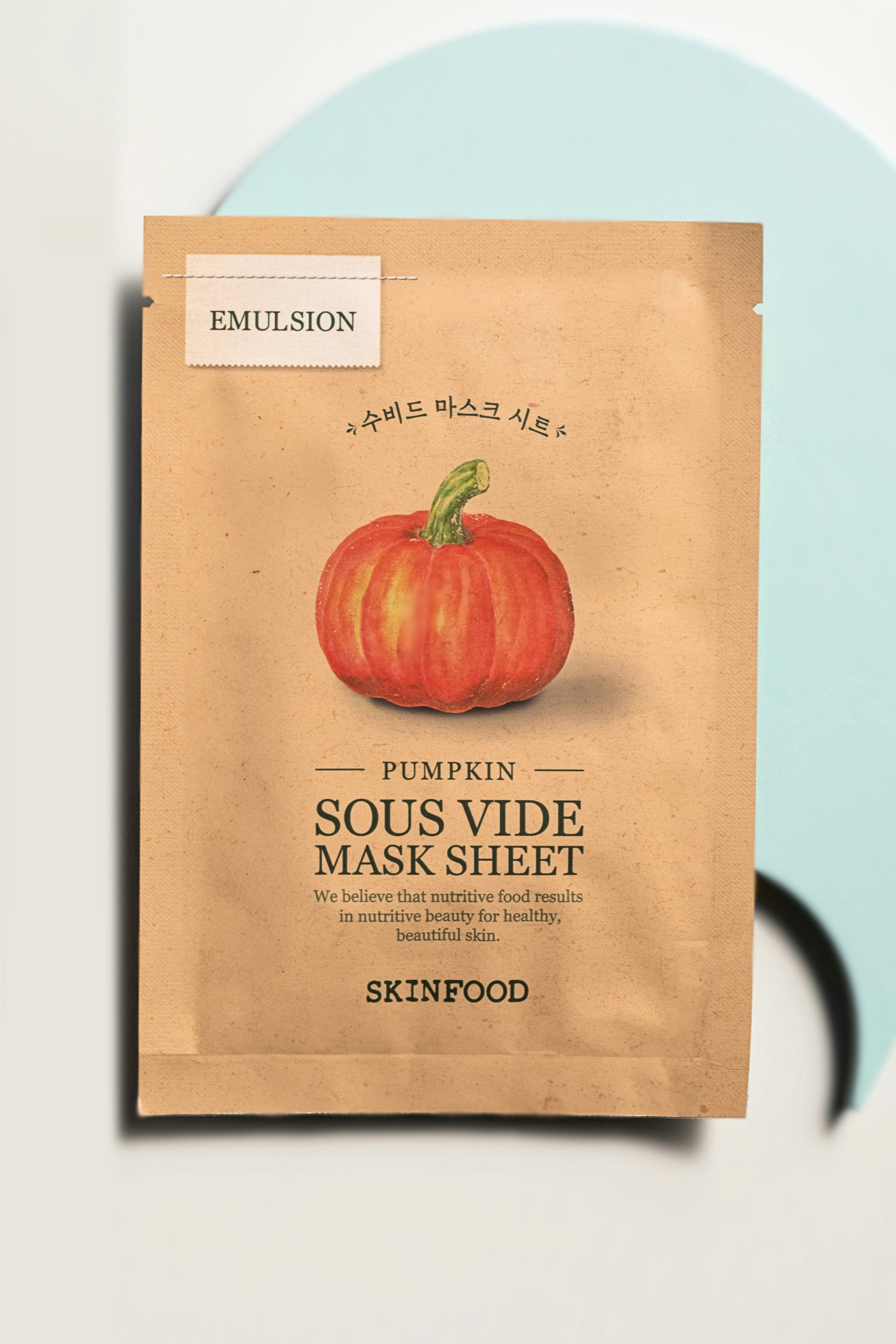 Pumpkin Sous Vide Mask Sheet