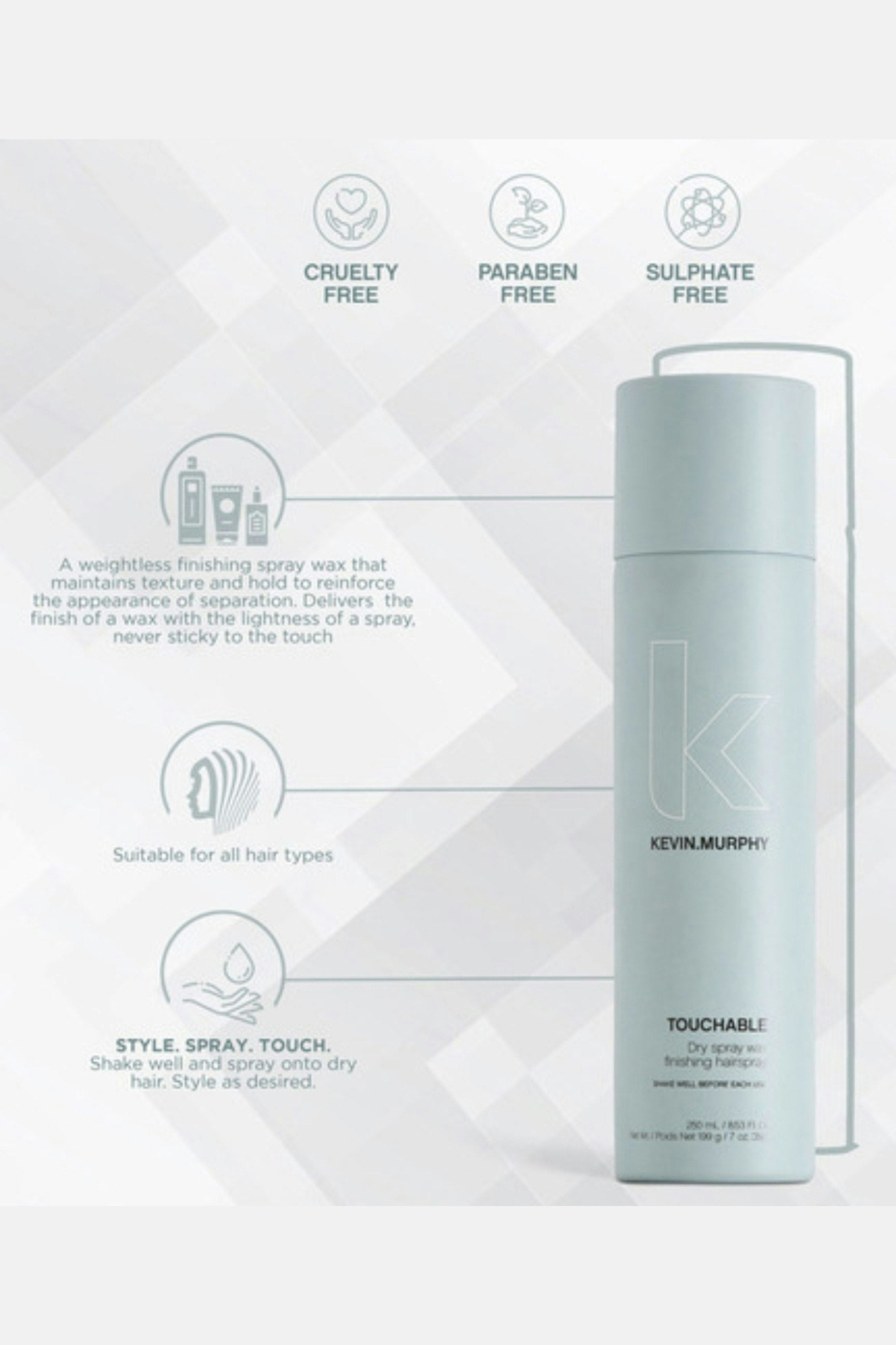 Touchable Spray Wax Finishing Hairspray
