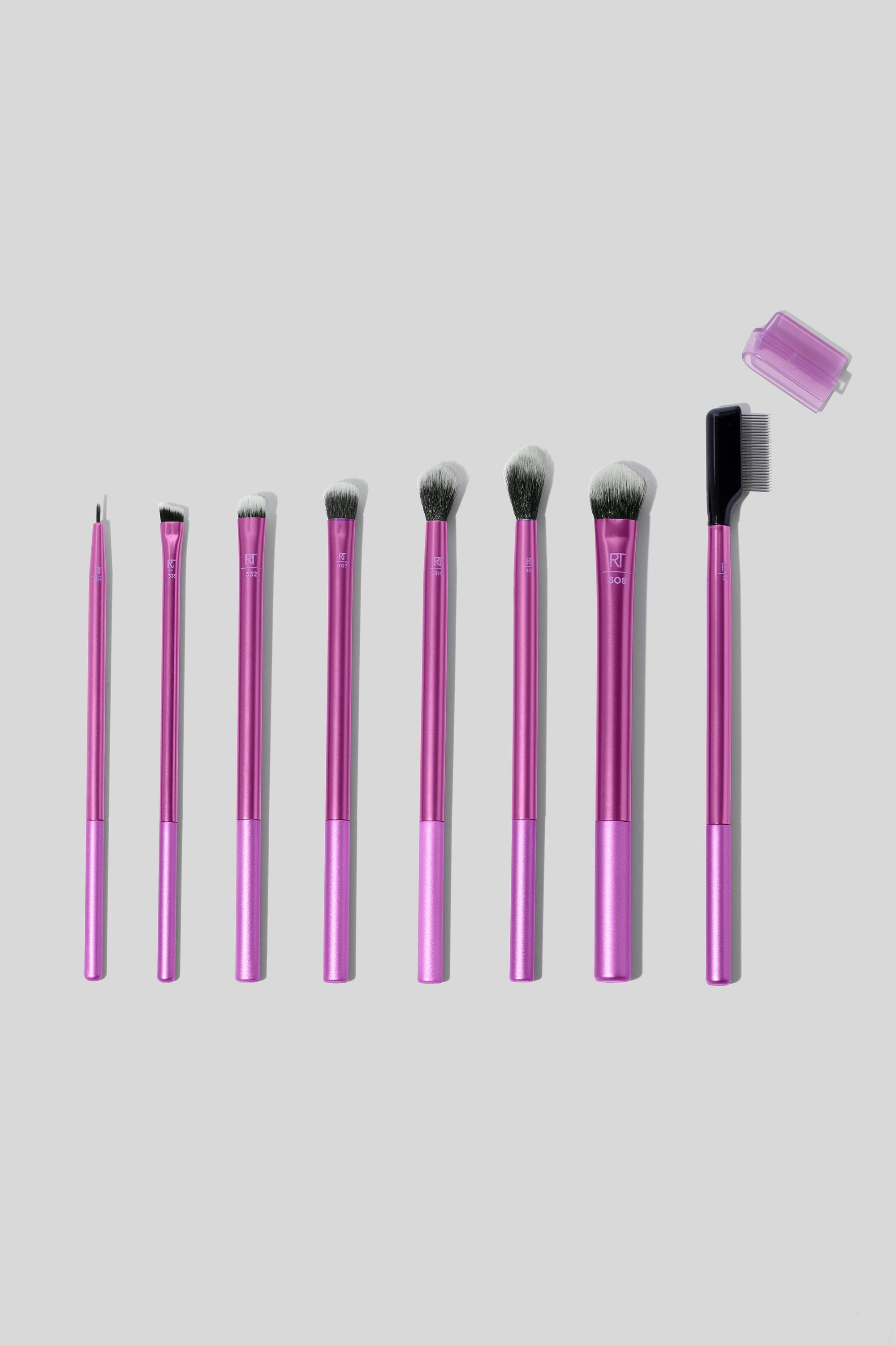 Everyday Eye Essentials Makeup Brush Set, 8 Pieces