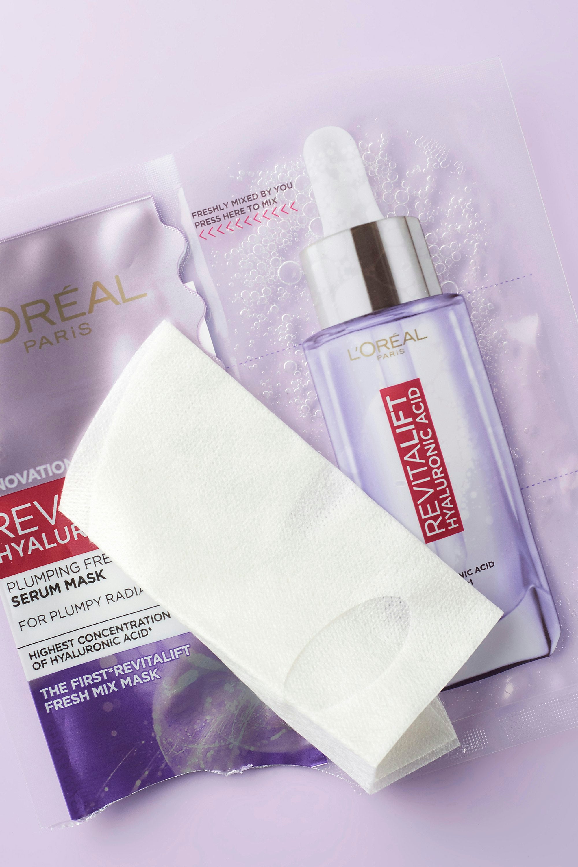 Revitalift Hyaluronic Acid Plumping Fresh Mix Serum Mask
