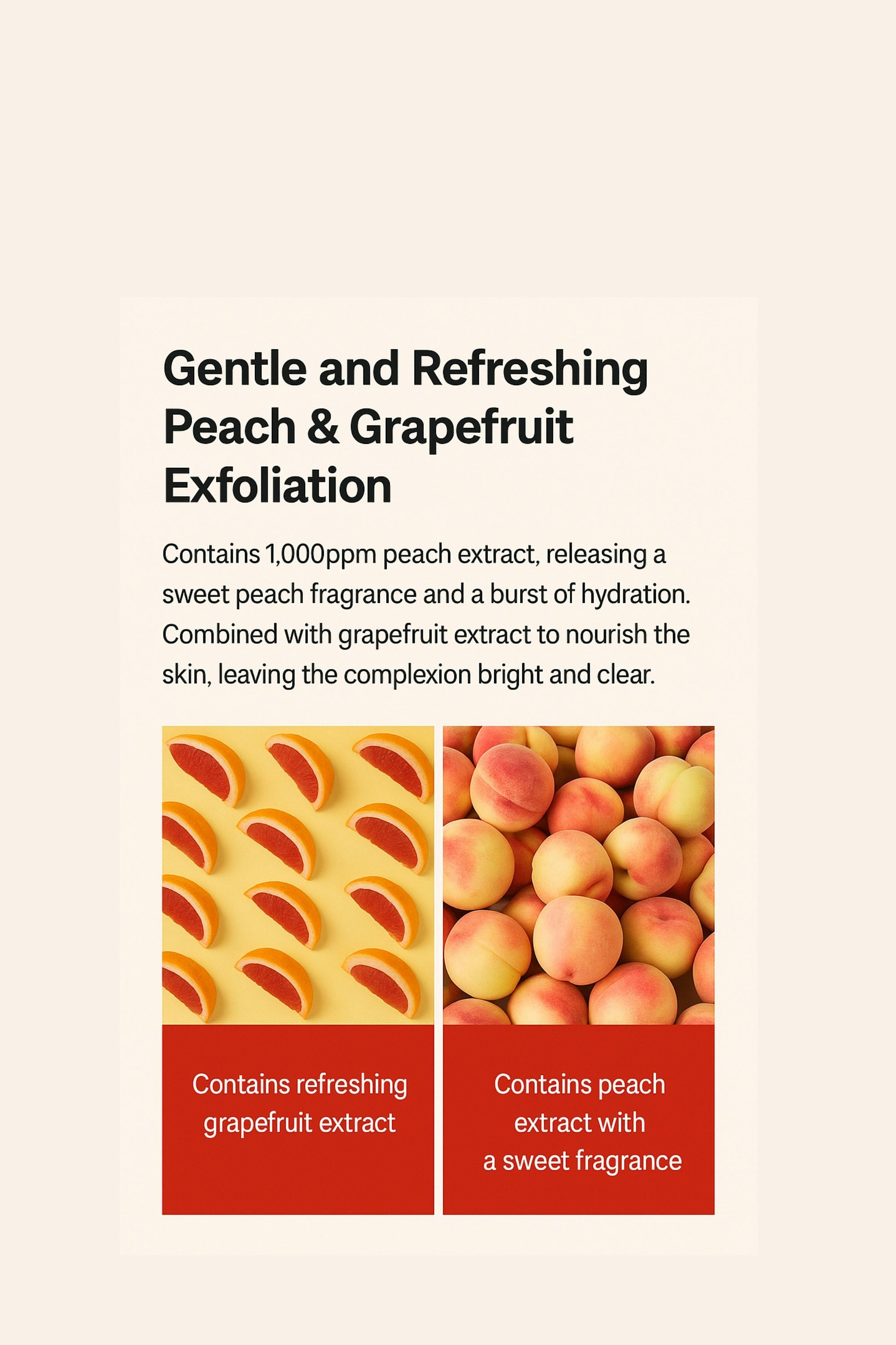 Peach & Grapefruit Body Peeling Mist
