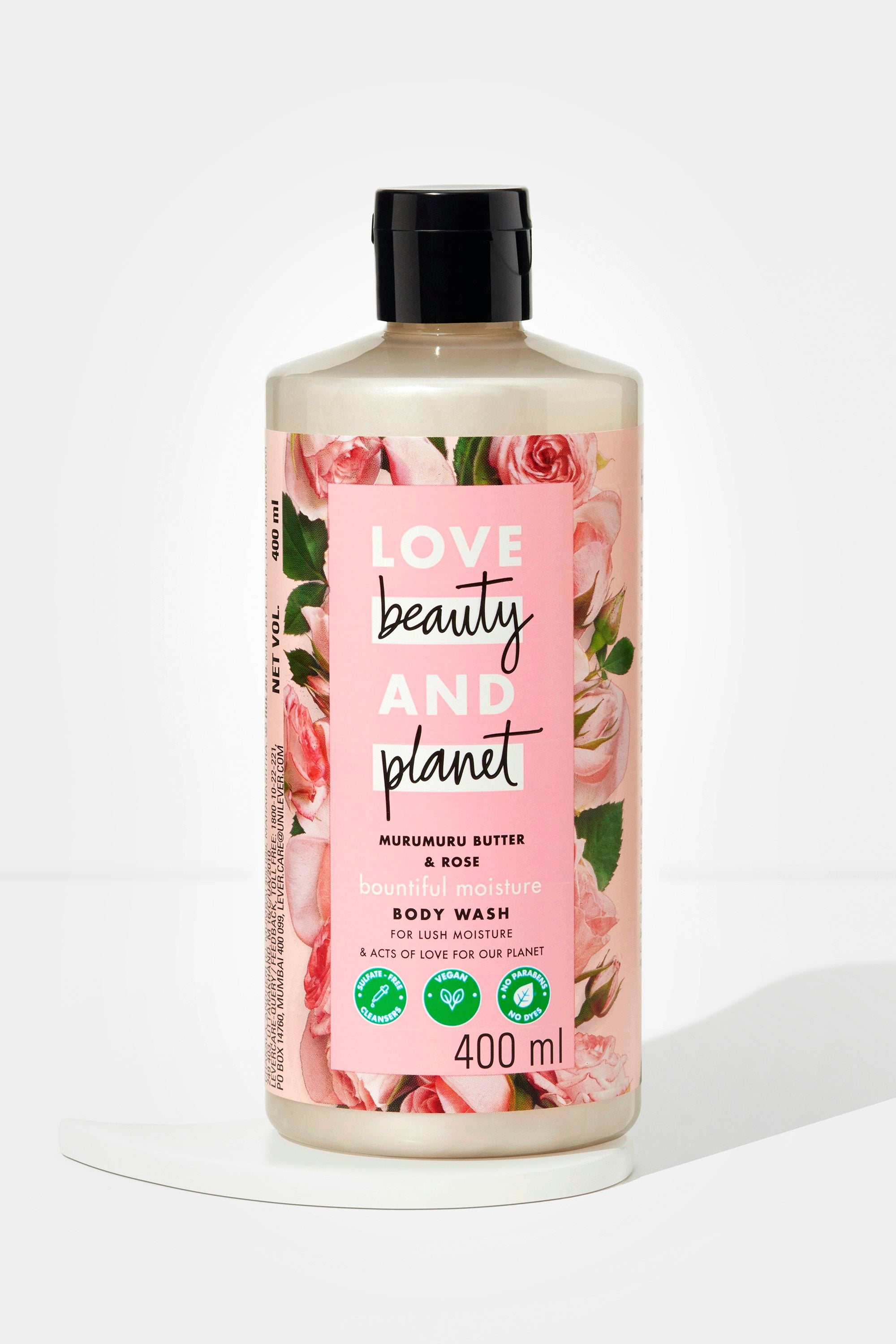 Murumuru Butter & Rose Bountiful Moisture Body Wash