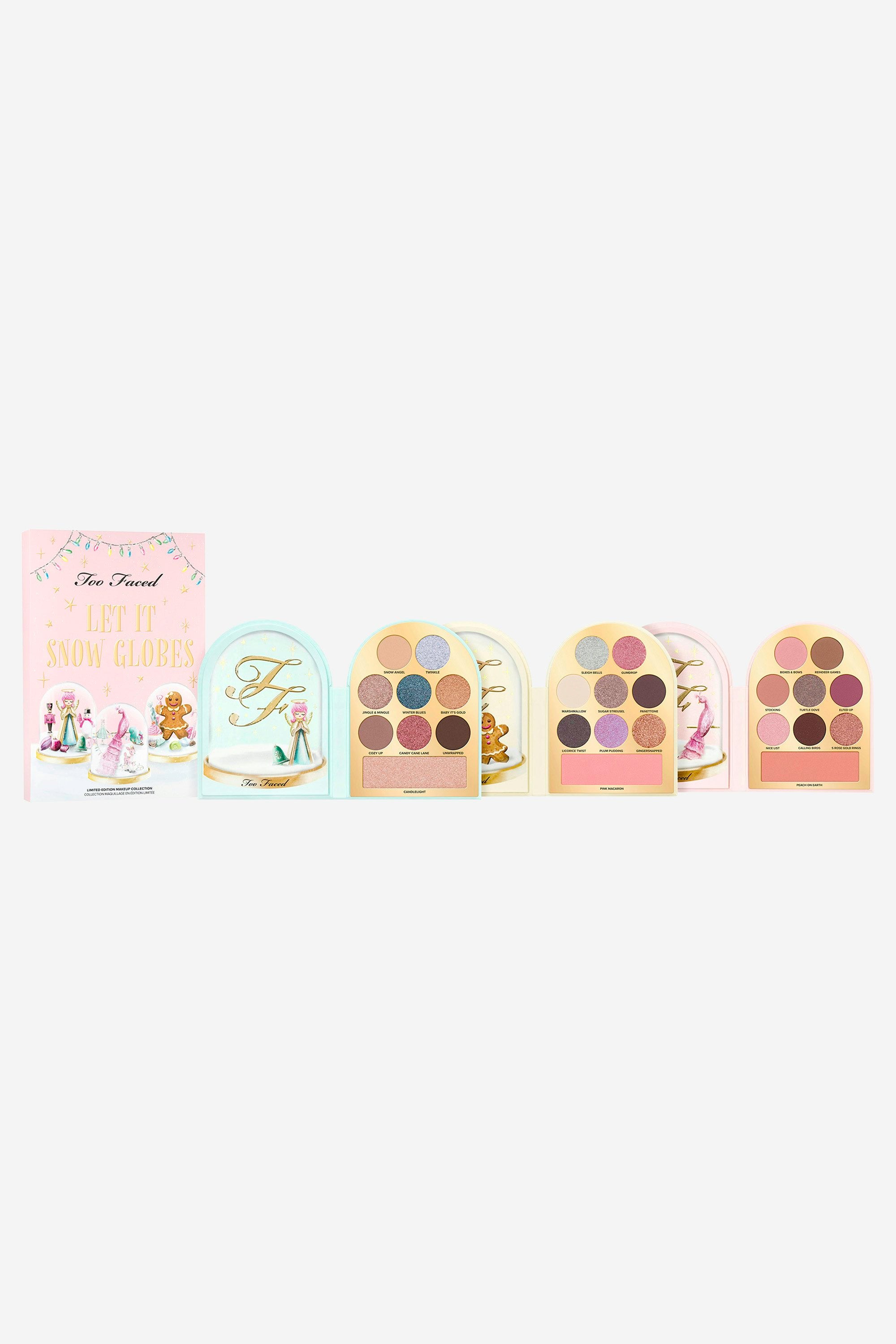 Let It Snow Globes Three-Piece Palette Gift Set