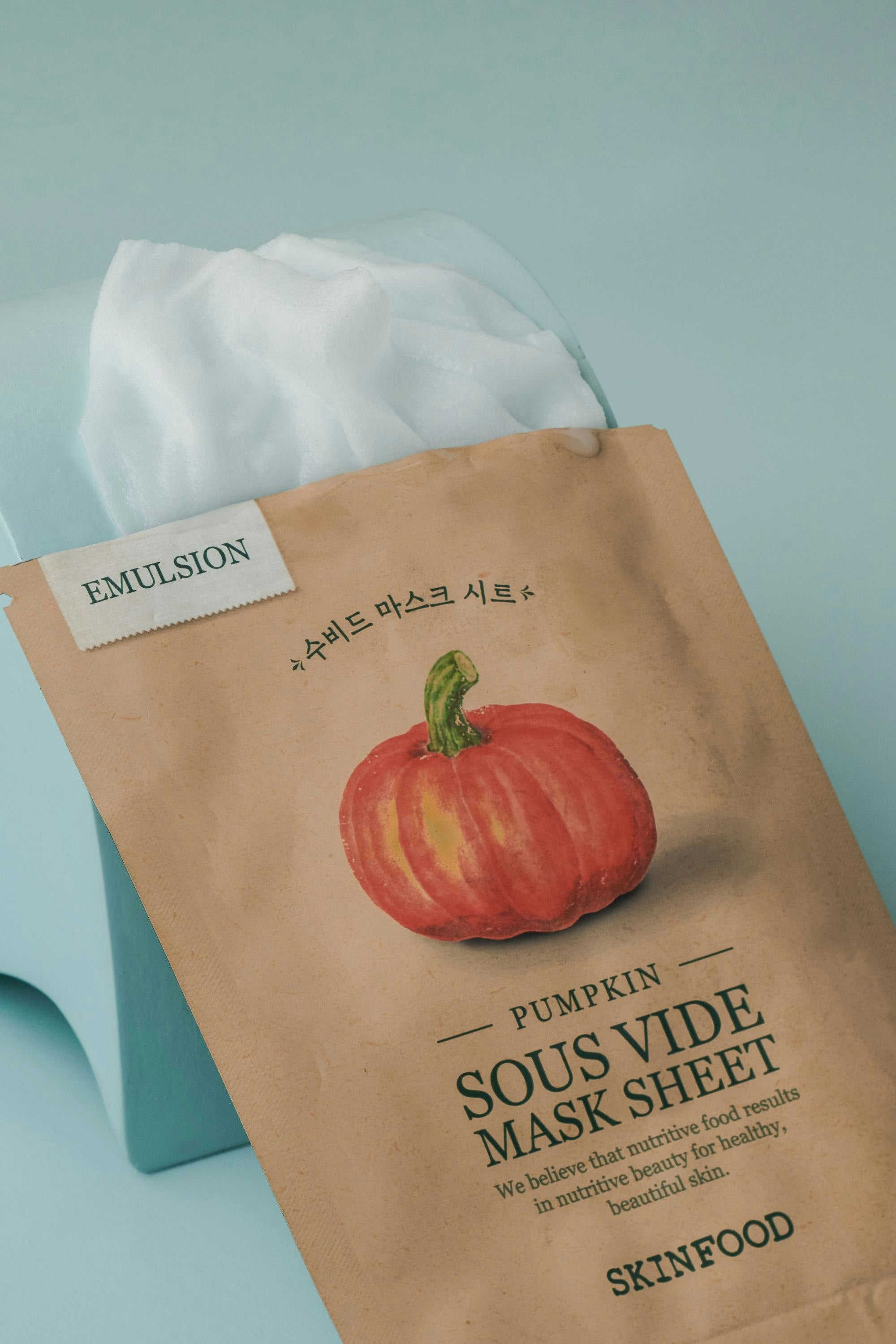 Pumpkin Sous Vide Mask Sheet