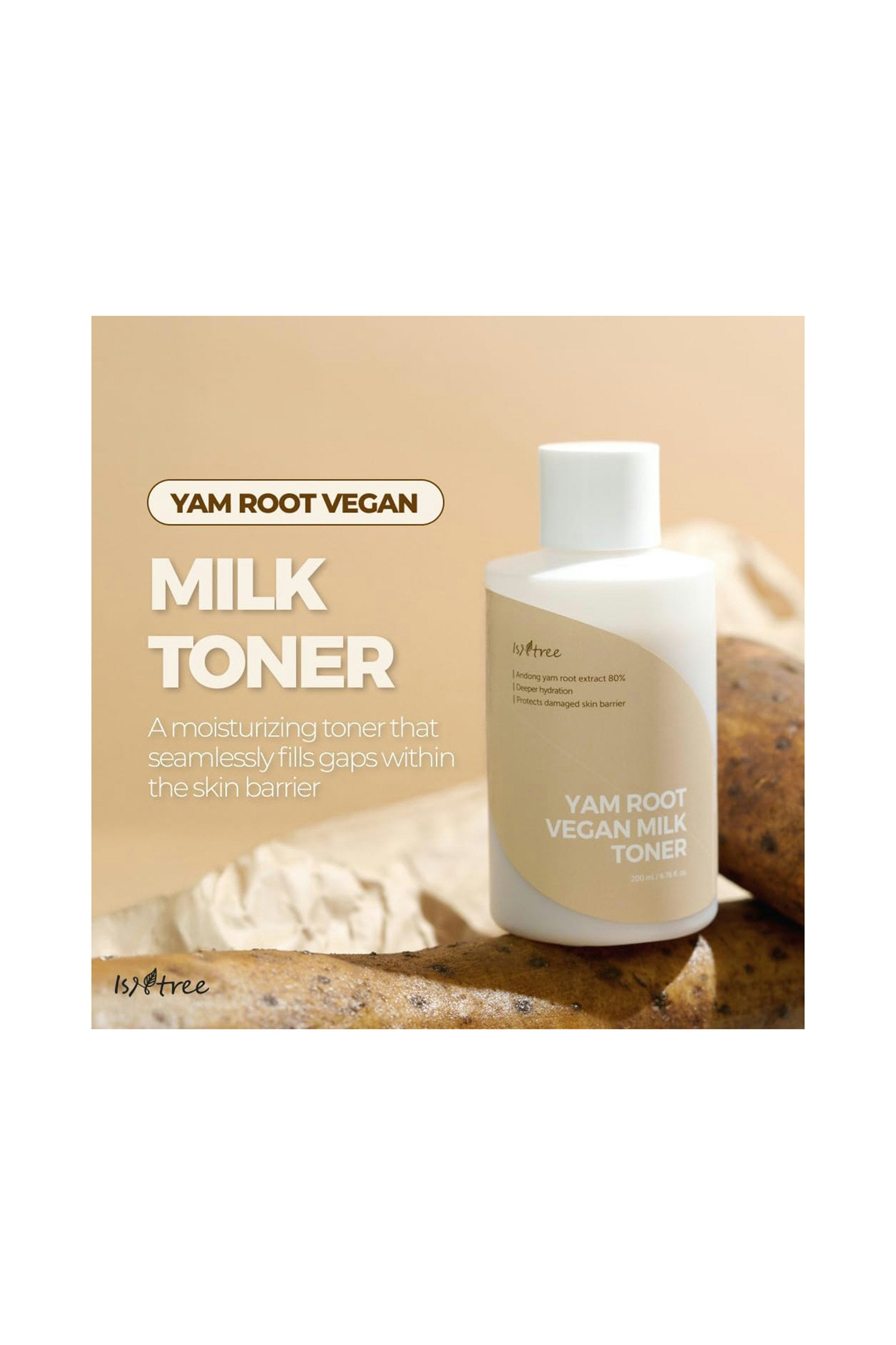 Yam Root Vegan Milk Toner