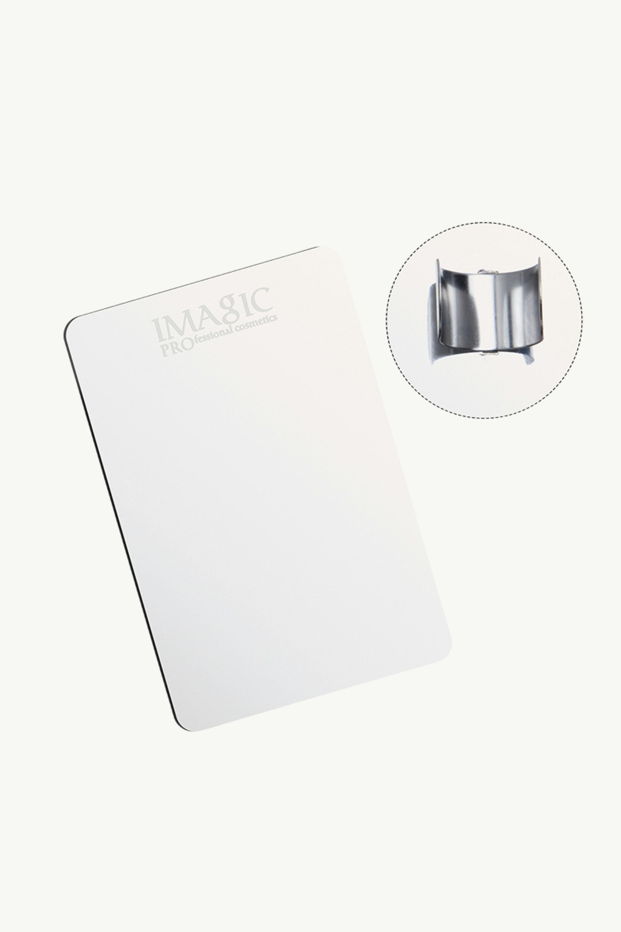 Ring Stainless Steel Makeup Mixing Palette