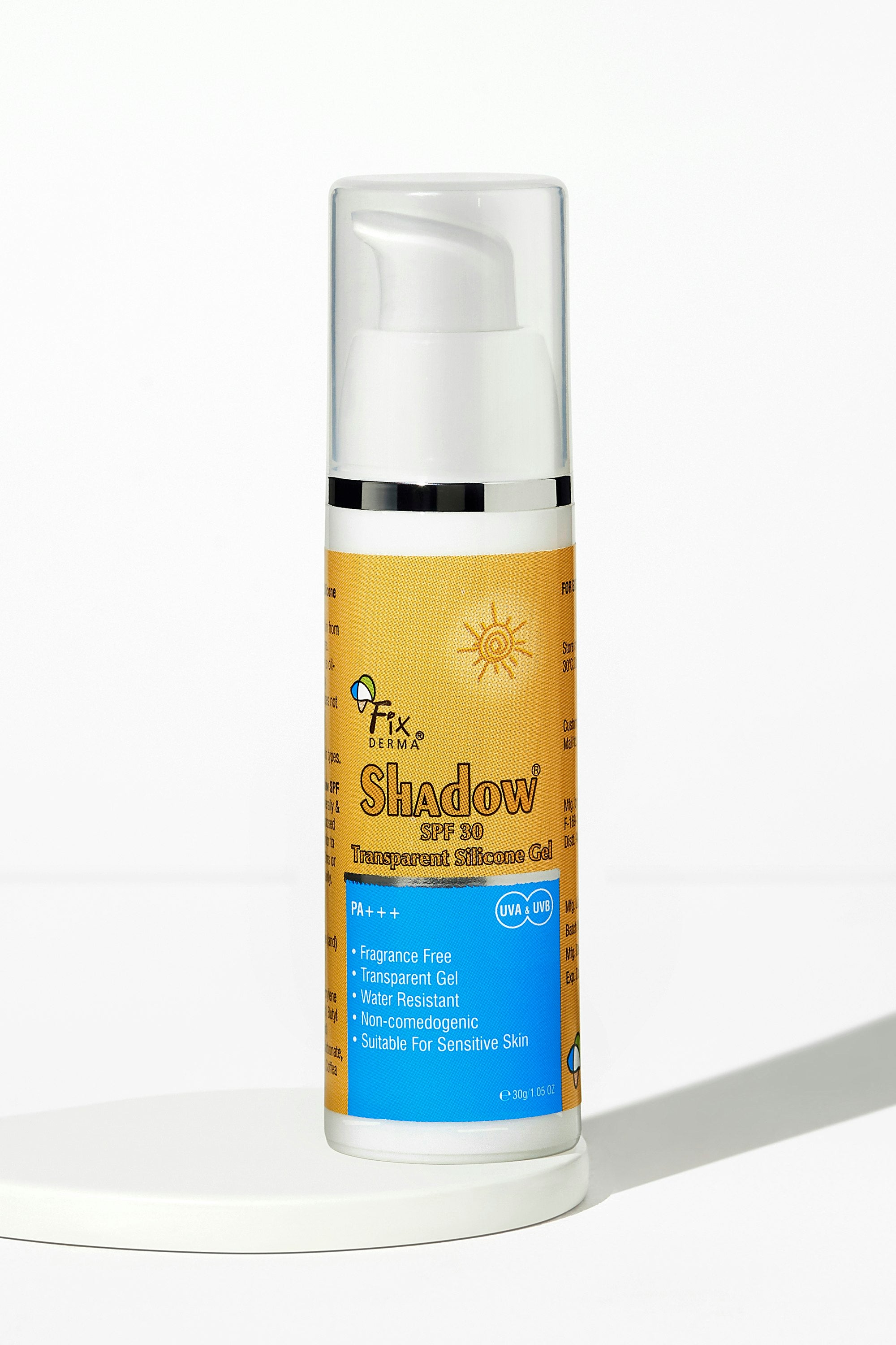 Shadow Transparent Silicone Gel SPF 30 PA+++