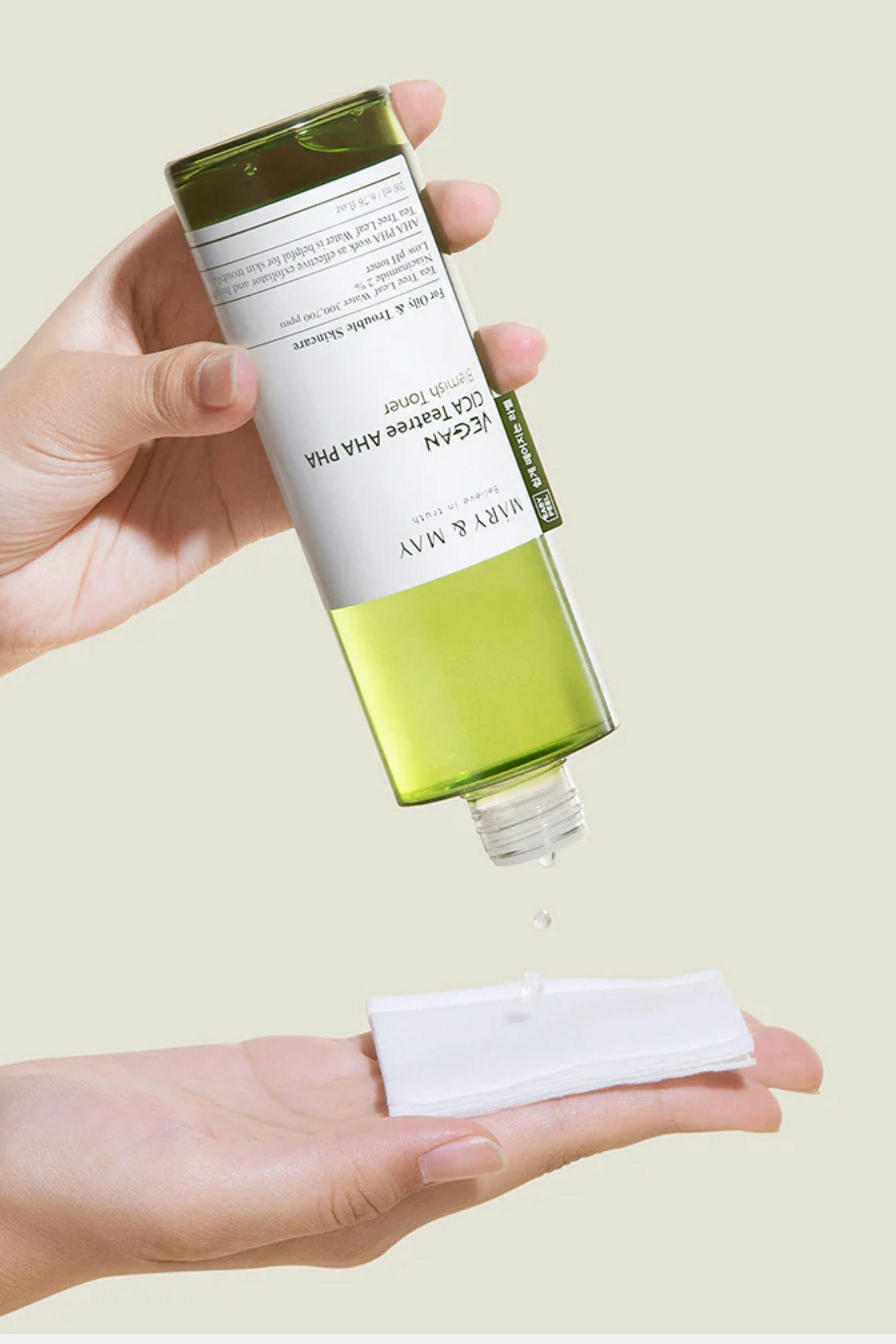 Vegan CICA Tea Tree AHA PHA Blemish Toner
