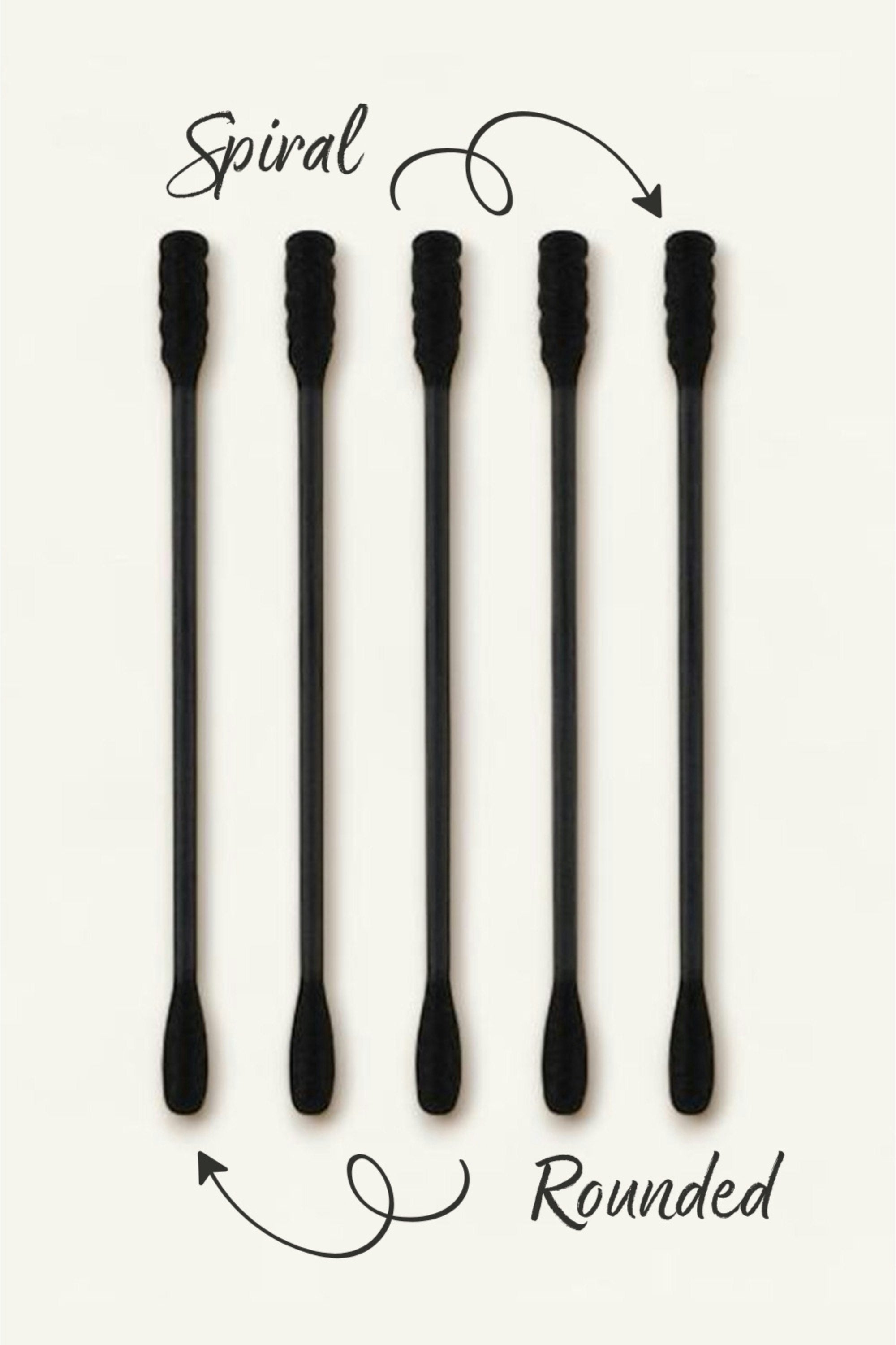 2 Way Black Cotton Buds