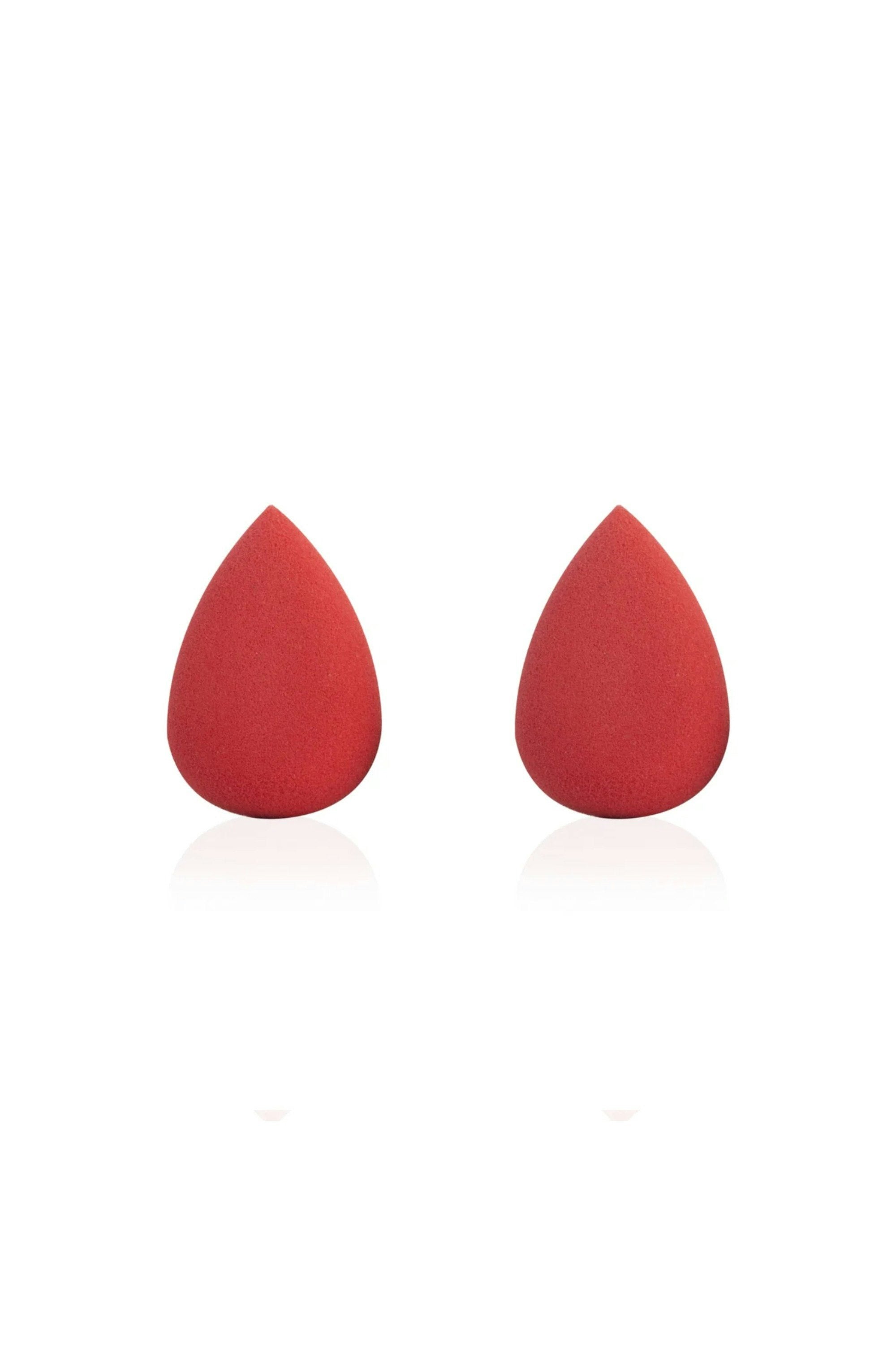Mini Sponge Set Water Drop, Red