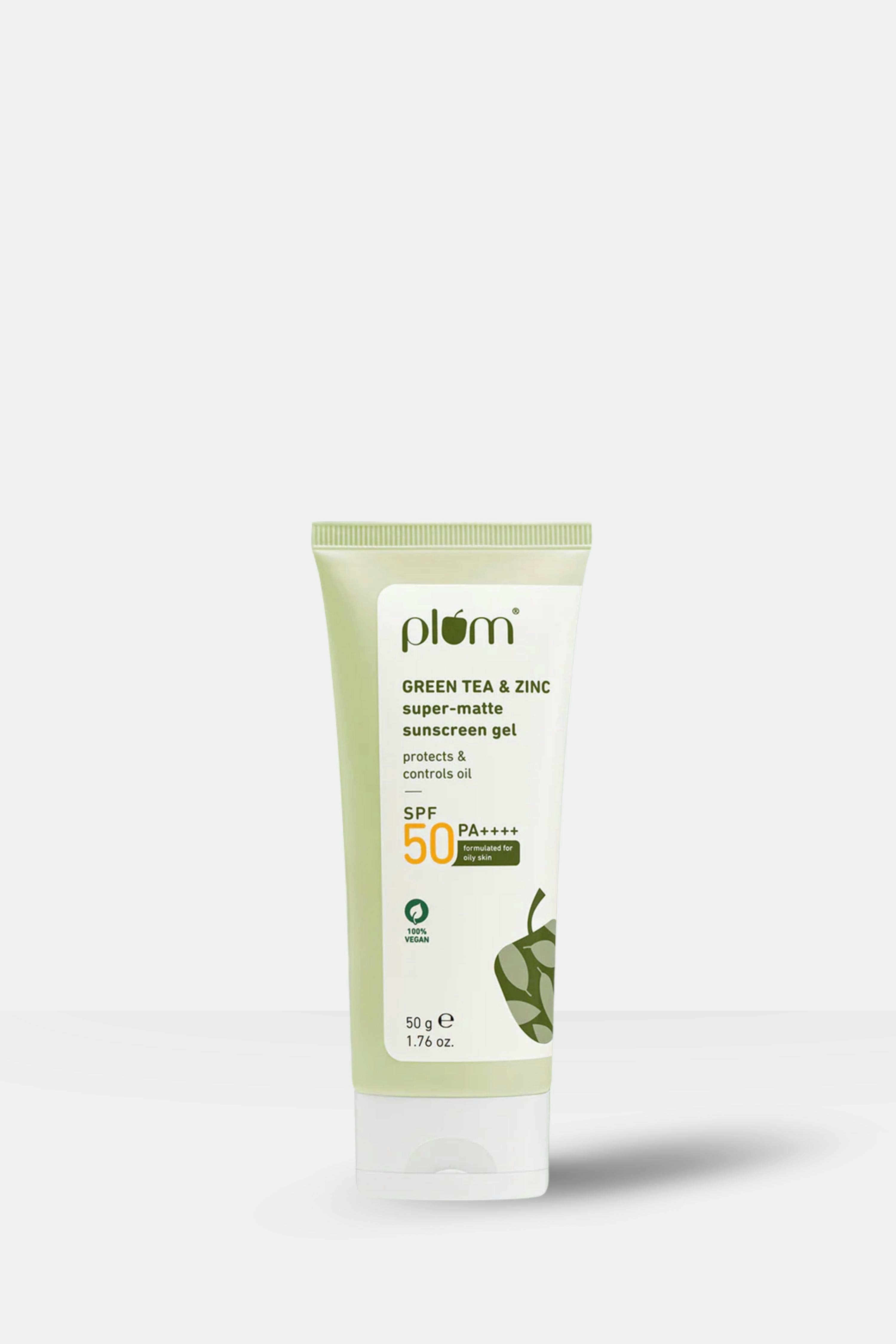 Green Tea & Zinc Super-Matte Sunscreen Gel