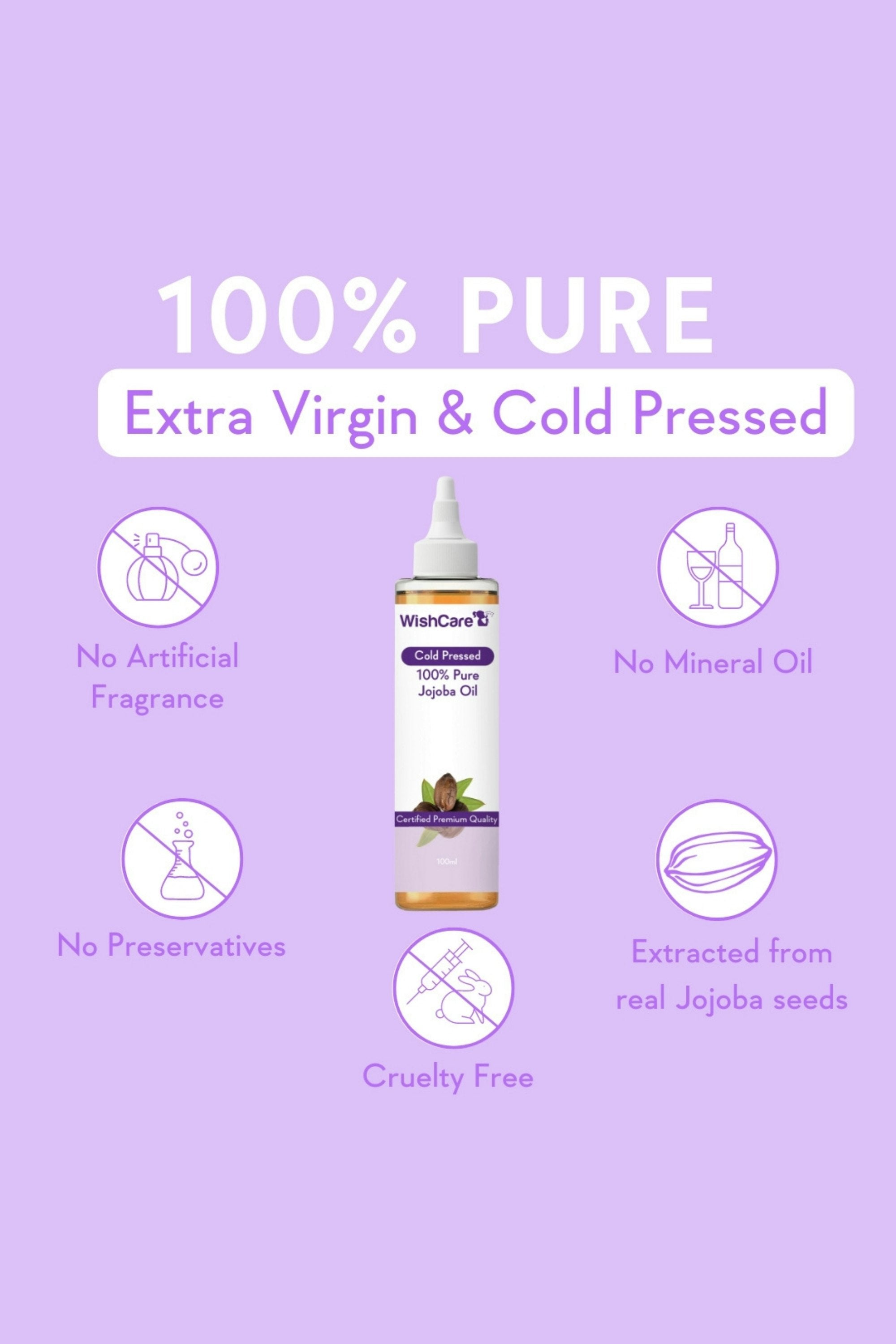 100% Pure Cold Pressed Jojoba Oil