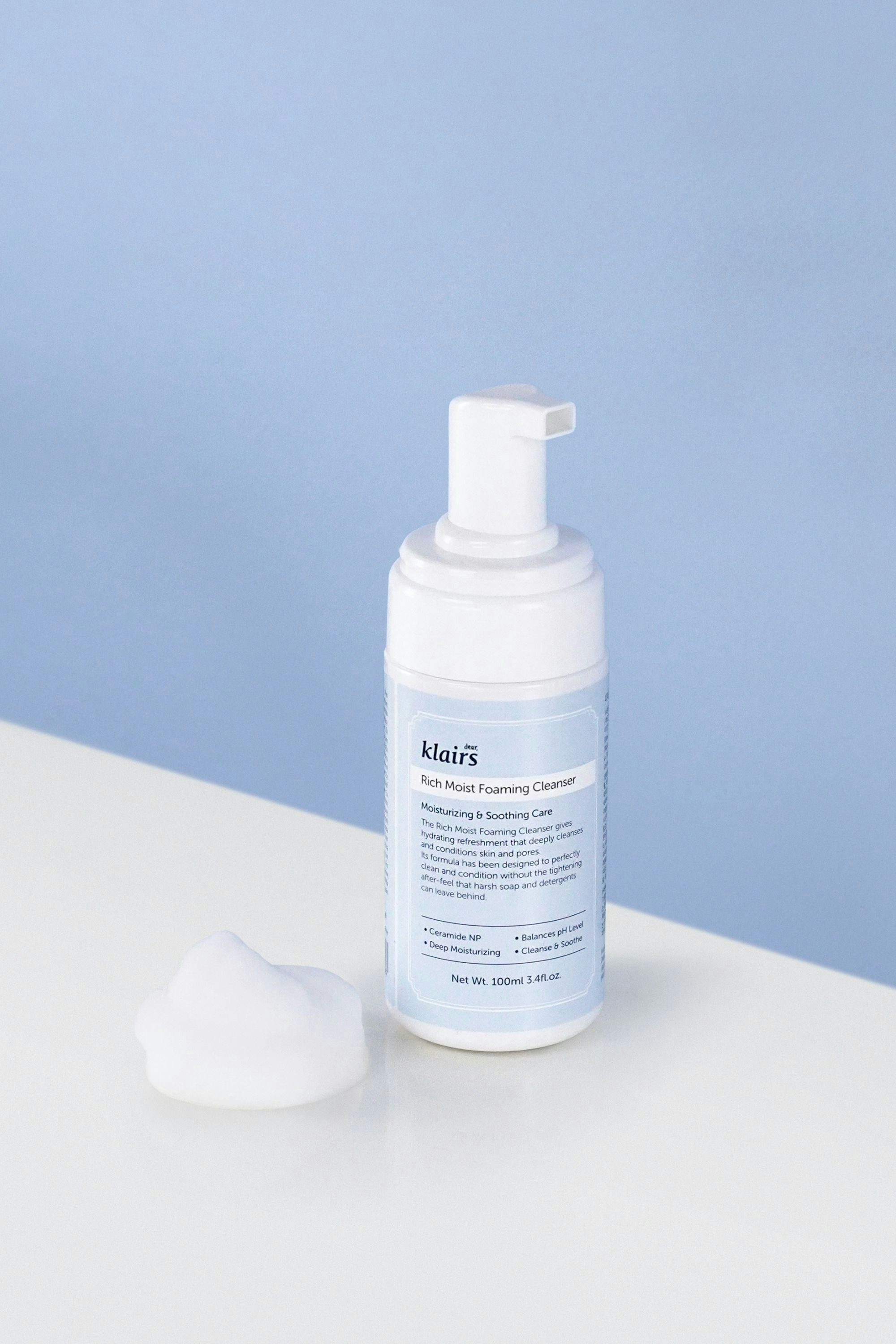 Rich Moist Foaming Cleanser