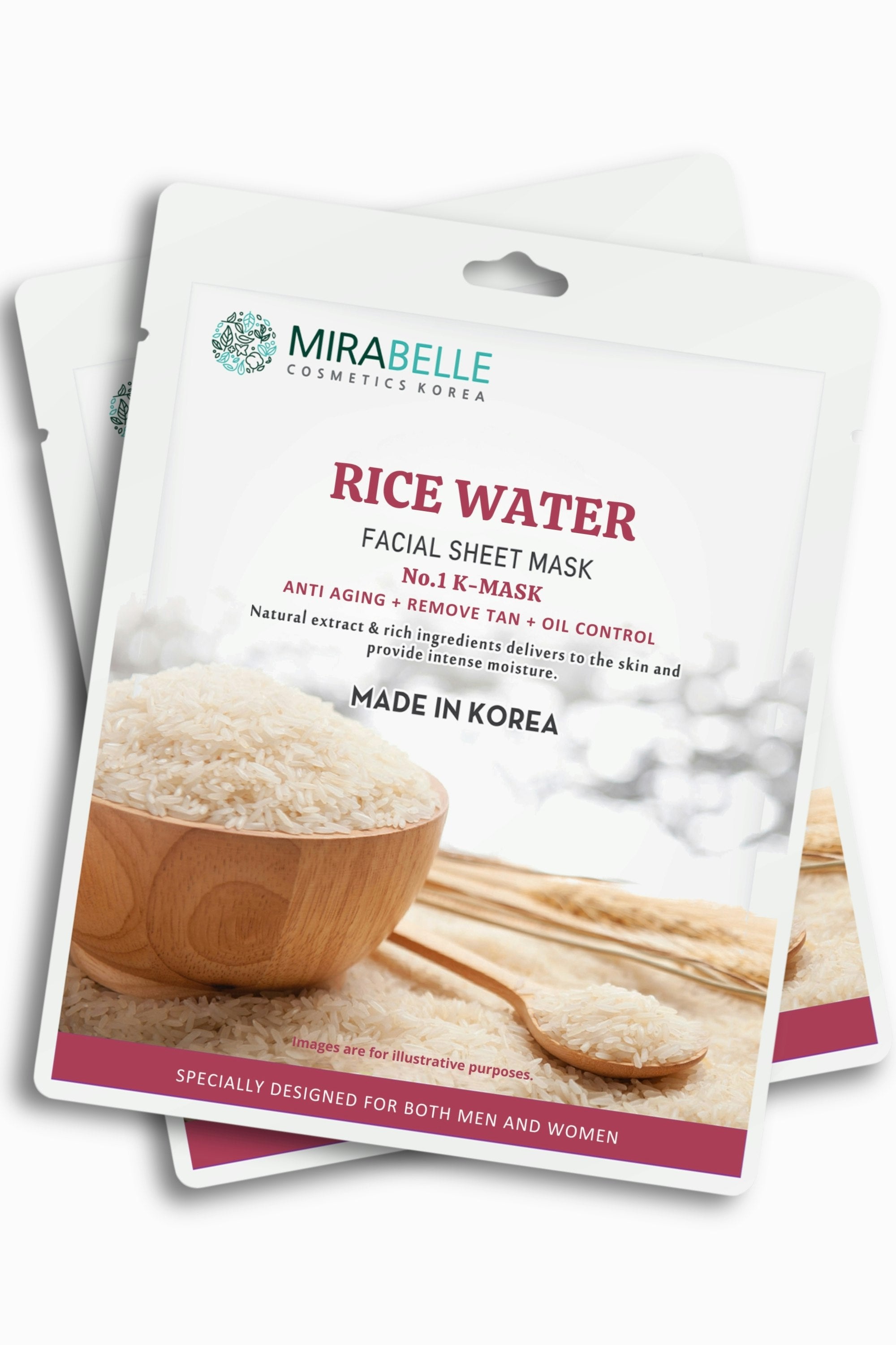 Rice Water Facial Sheet Mask