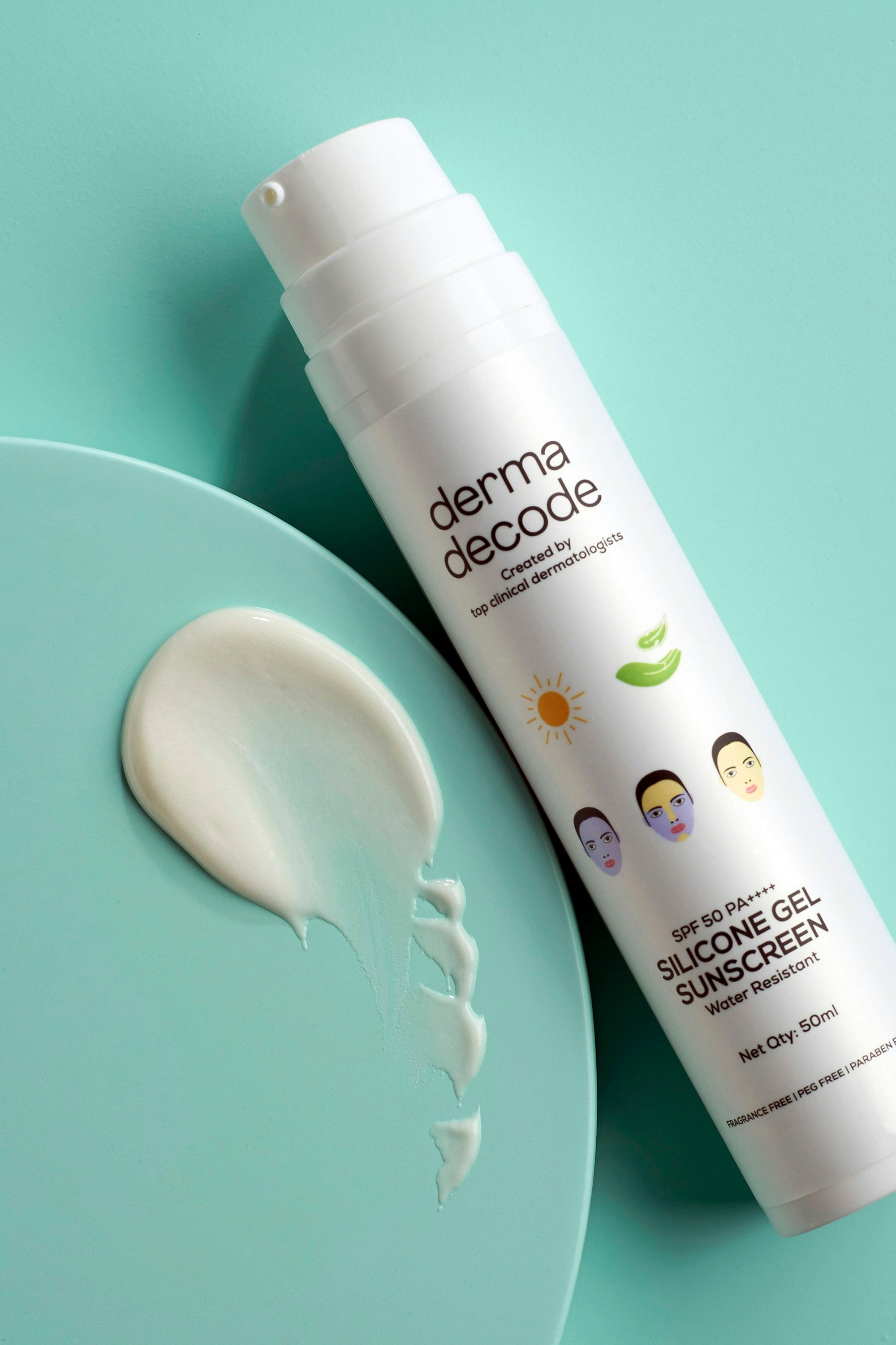 Silicone Gel Sunscreen Water resistant SPF 50 PA++++