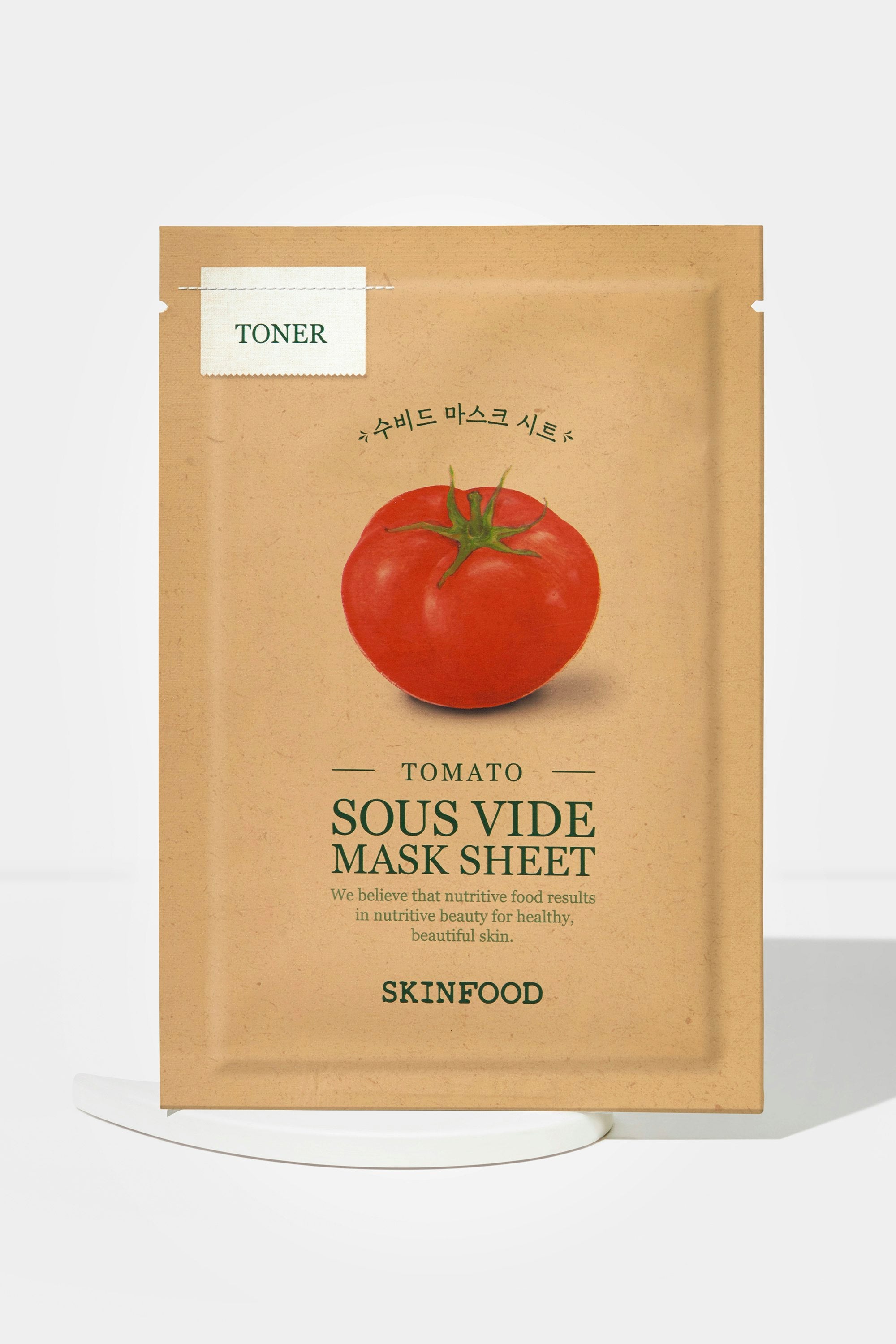 Tomato Sous Vide Mask Sheet