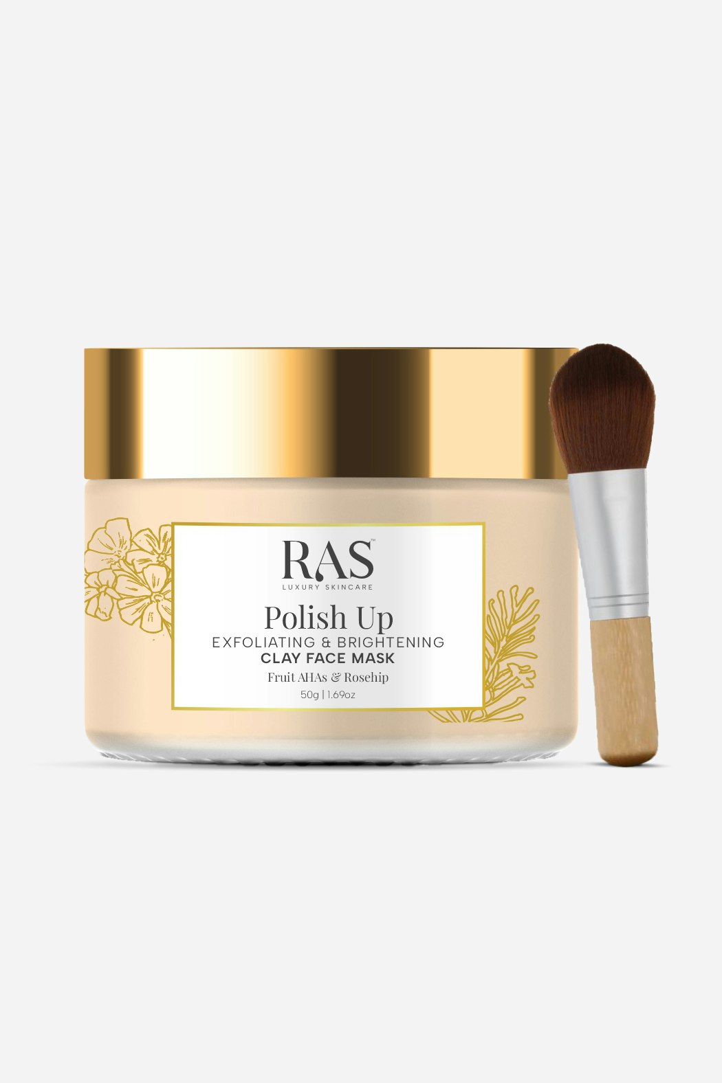 Polish Up - Exfoliating & Brightening Clay Face Mask