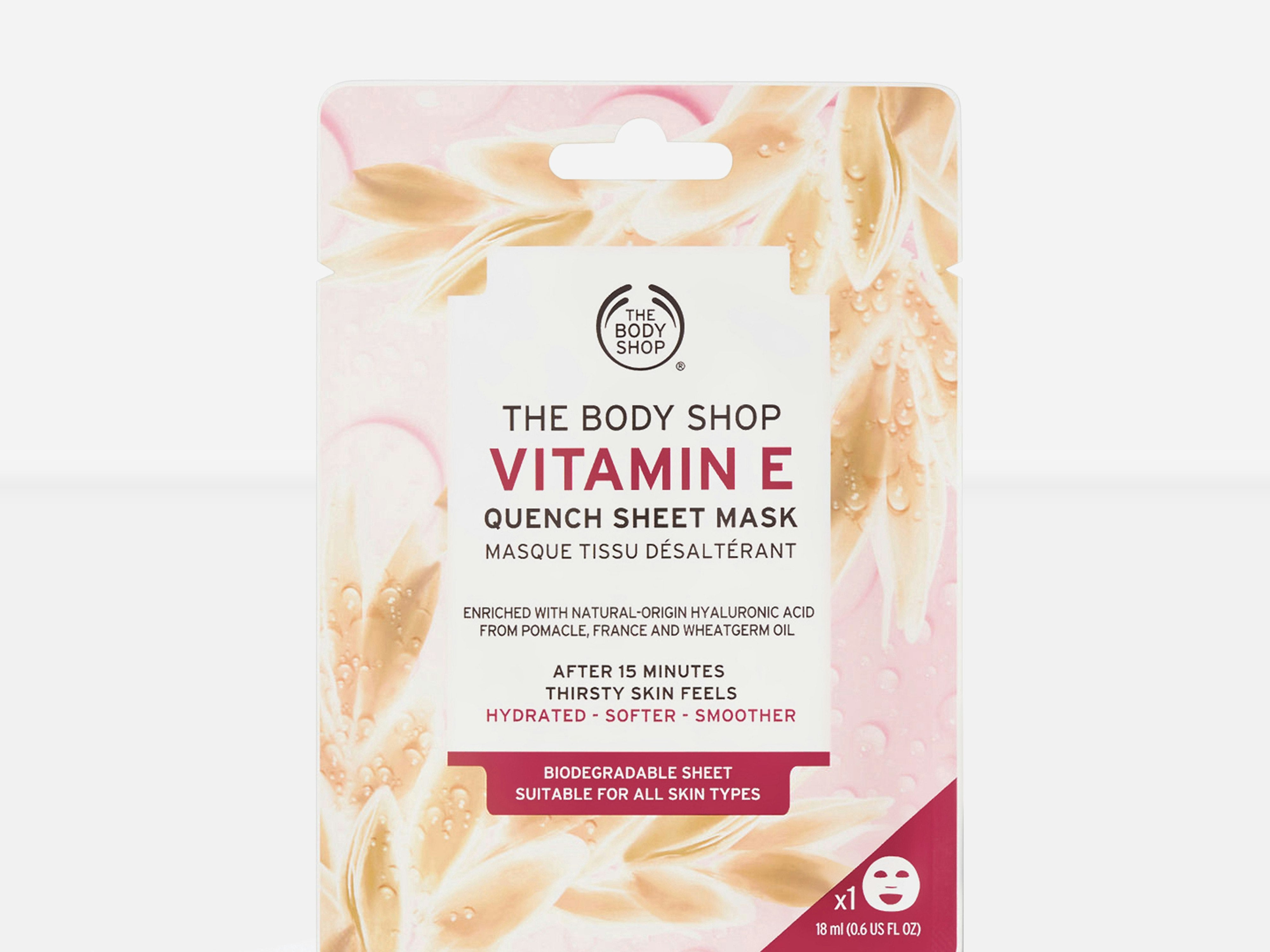 Vitamin E Quench Sheet Mask