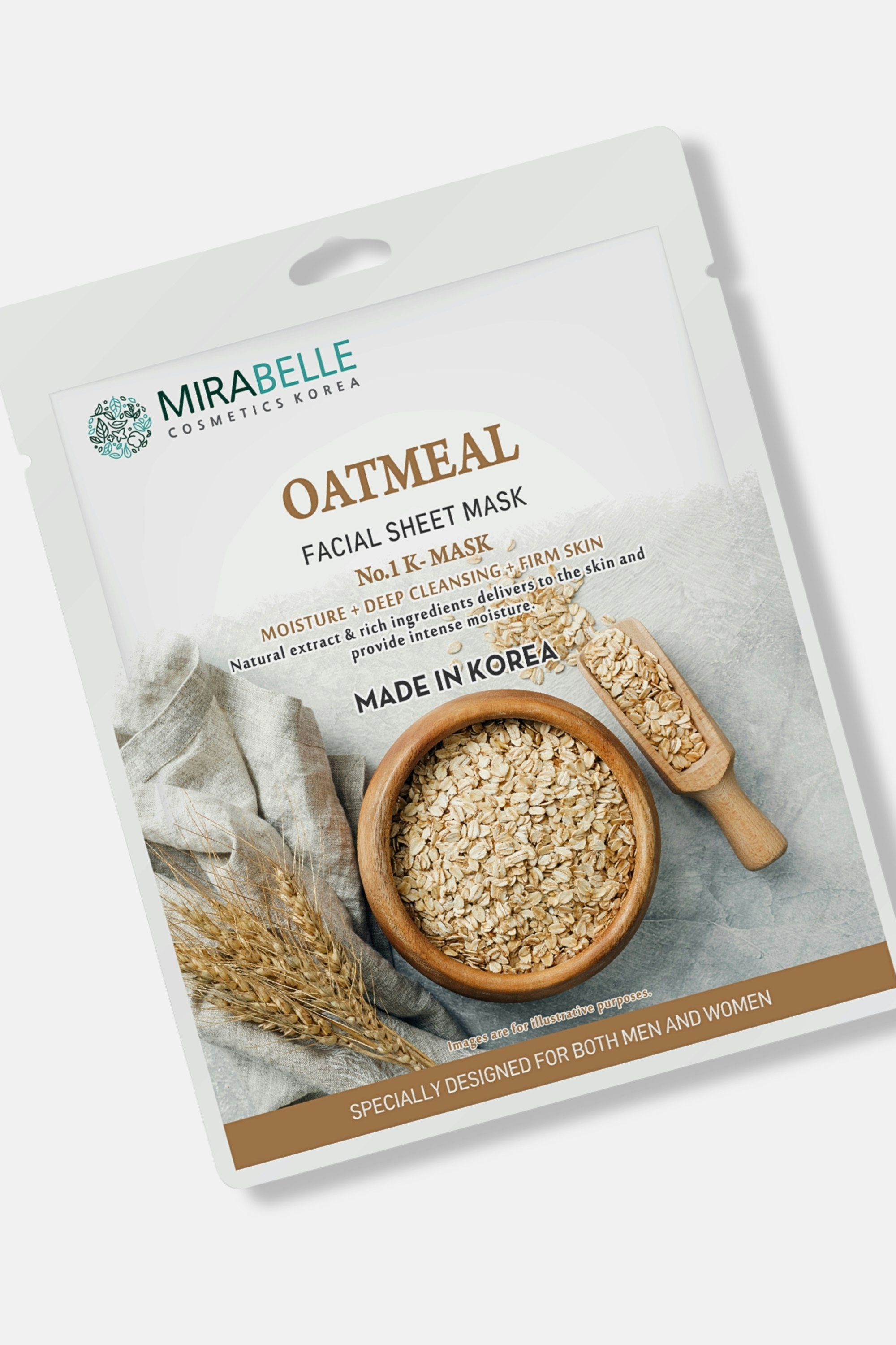 Oatmeal Facial Sheet Mask